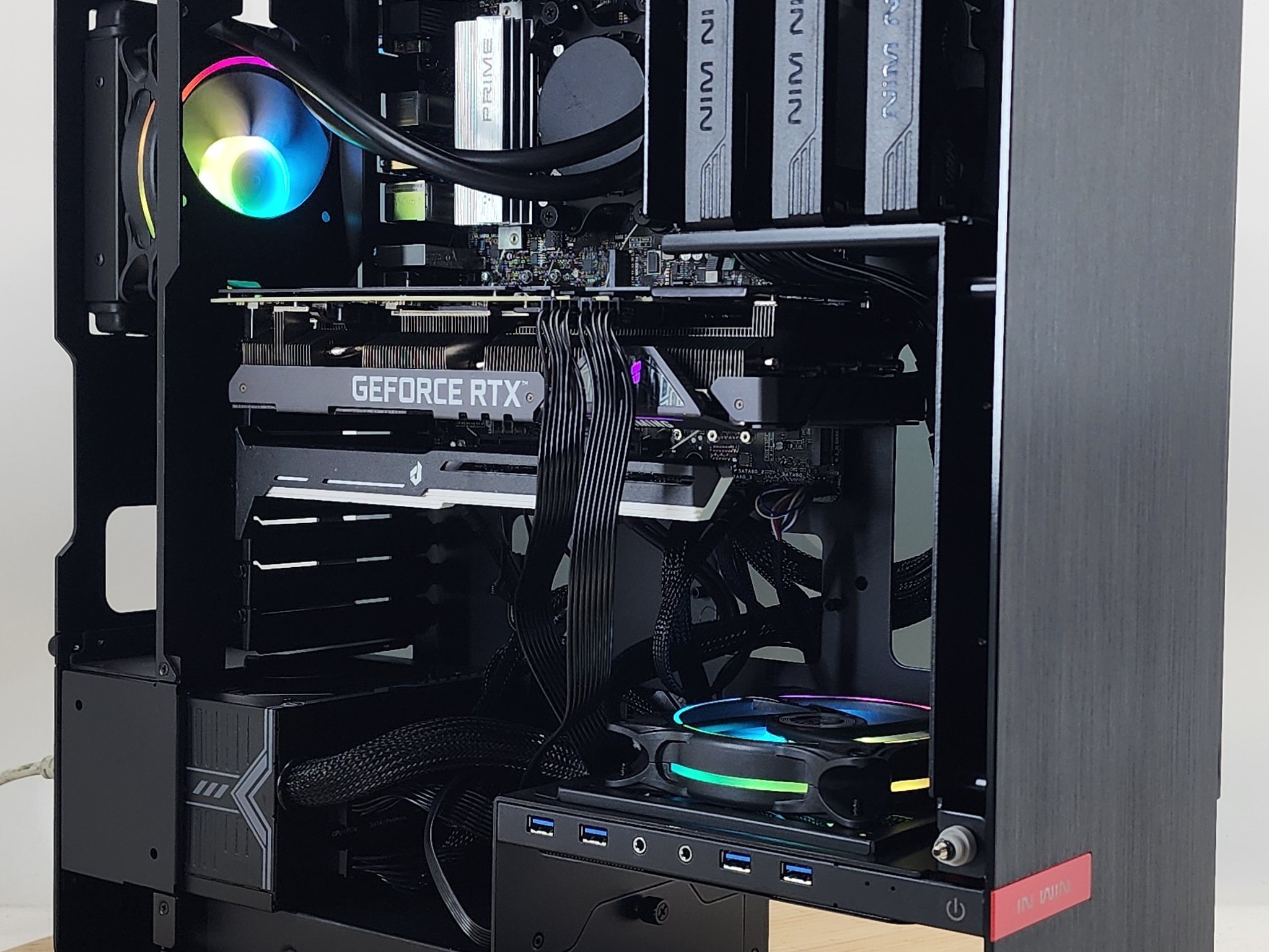 Gaming PC Ryzen 5 9600X 16GB RAM 240GB SSD + 2TB HDD RTX 3070 8GB Windows 11 Computer