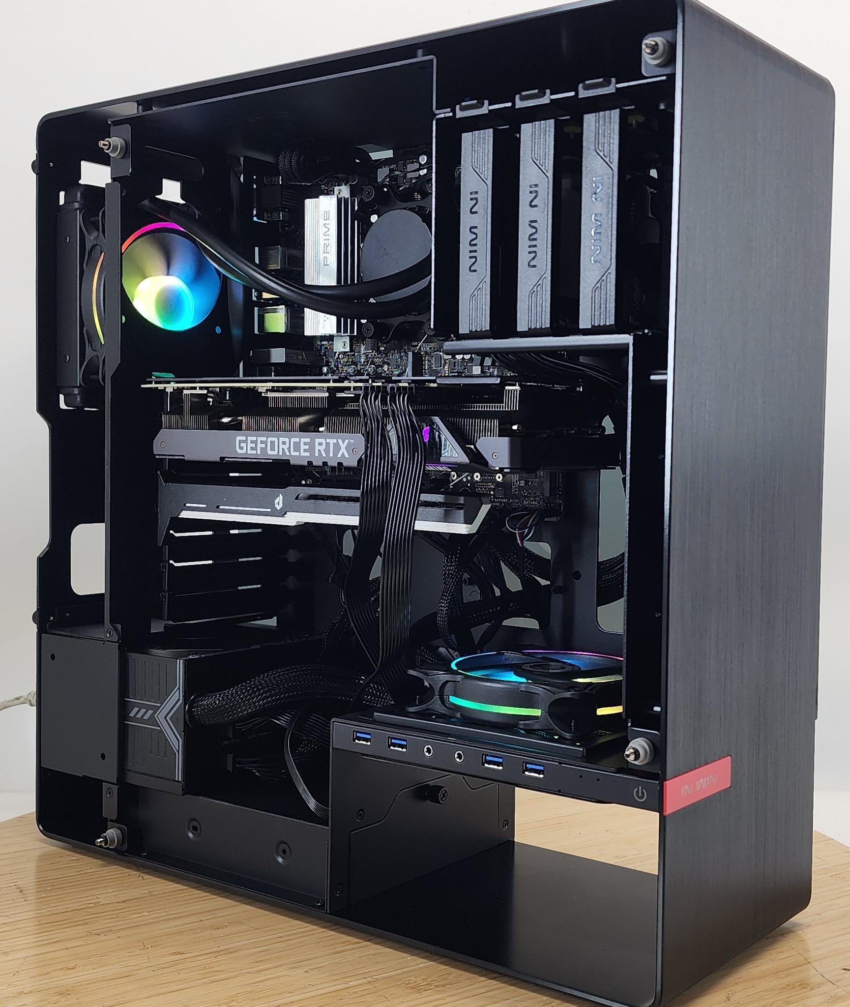 Gaming PC Ryzen 5 9600X 16GB RAM 240GB SSD + 2TB HDD RTX 3070 8GB Windows 11 Computer