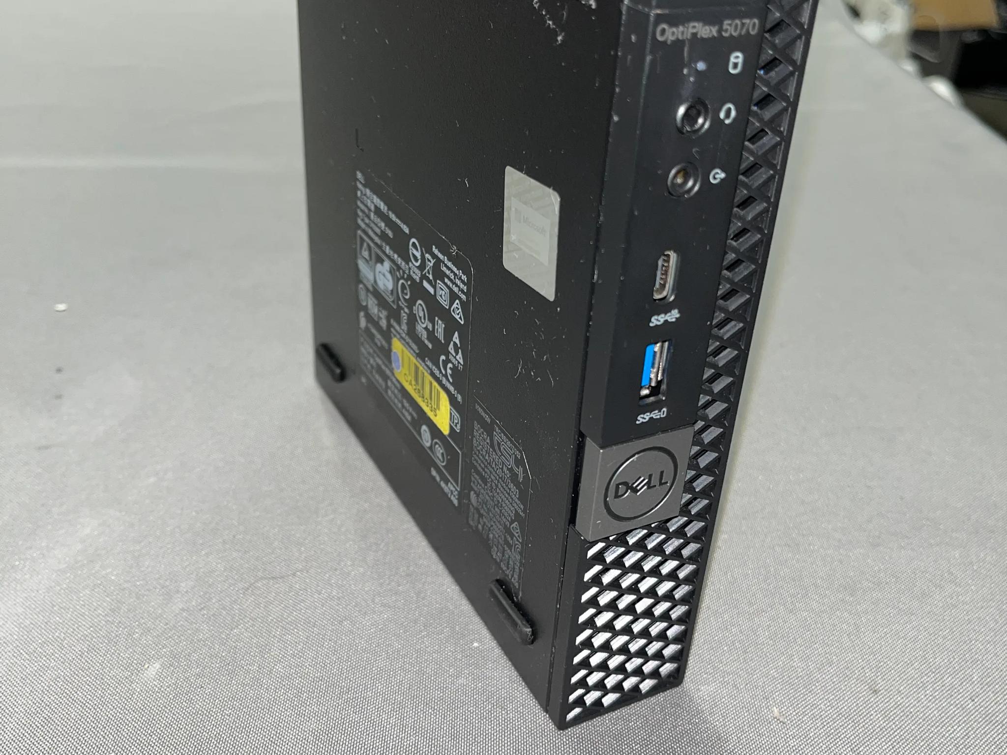 Dell OptiPlex 5070 Micro, Intel Core i5-8500T, 16GB RAM, 256GB SSD - Windows 11 Enterprise w/ AC