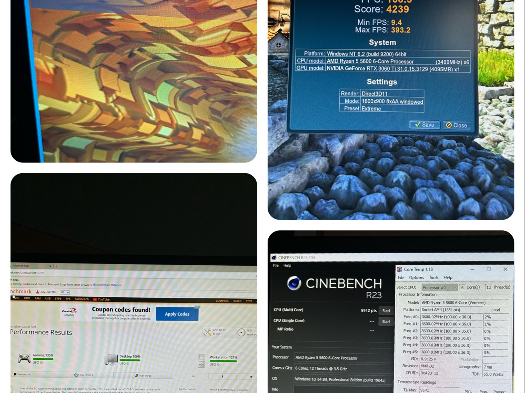 ⚫️🟣⚫️ | RTX 3060 Ti | Ryzen 5 5600 | 16GB Crucial Ballistix 3200Mhz