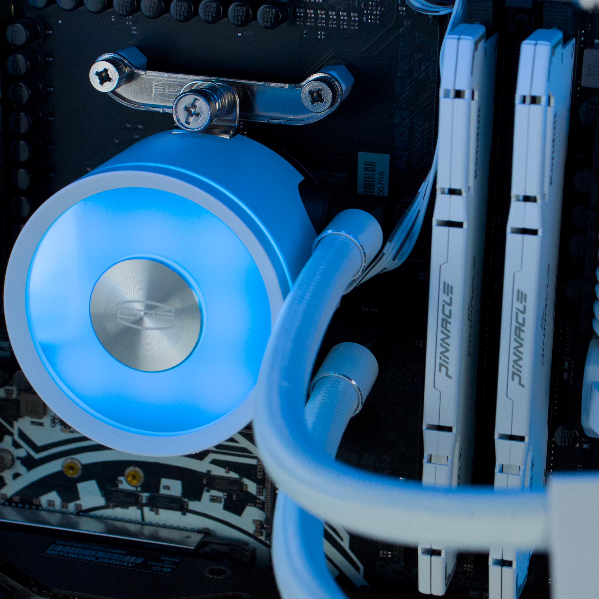 ❄️🧊💎- Whiteout 1440P Gaming PC | RTX 4070, Ryzen 7 5700X, 32GB RAM, 960GB SSD ❄️🧊💎