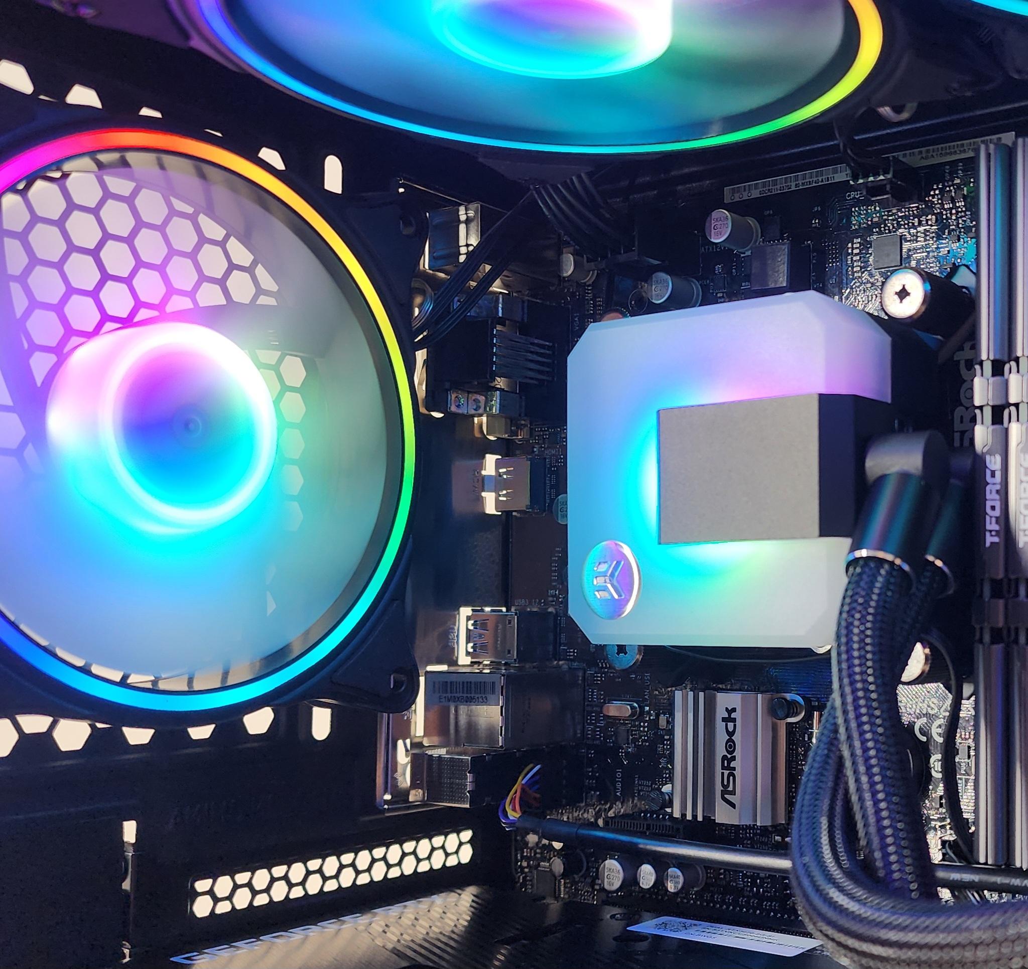 Gaming PC i7-9700K 32GB RAM 1TB SSD RTX 3070 8GB Windows 11 Computer