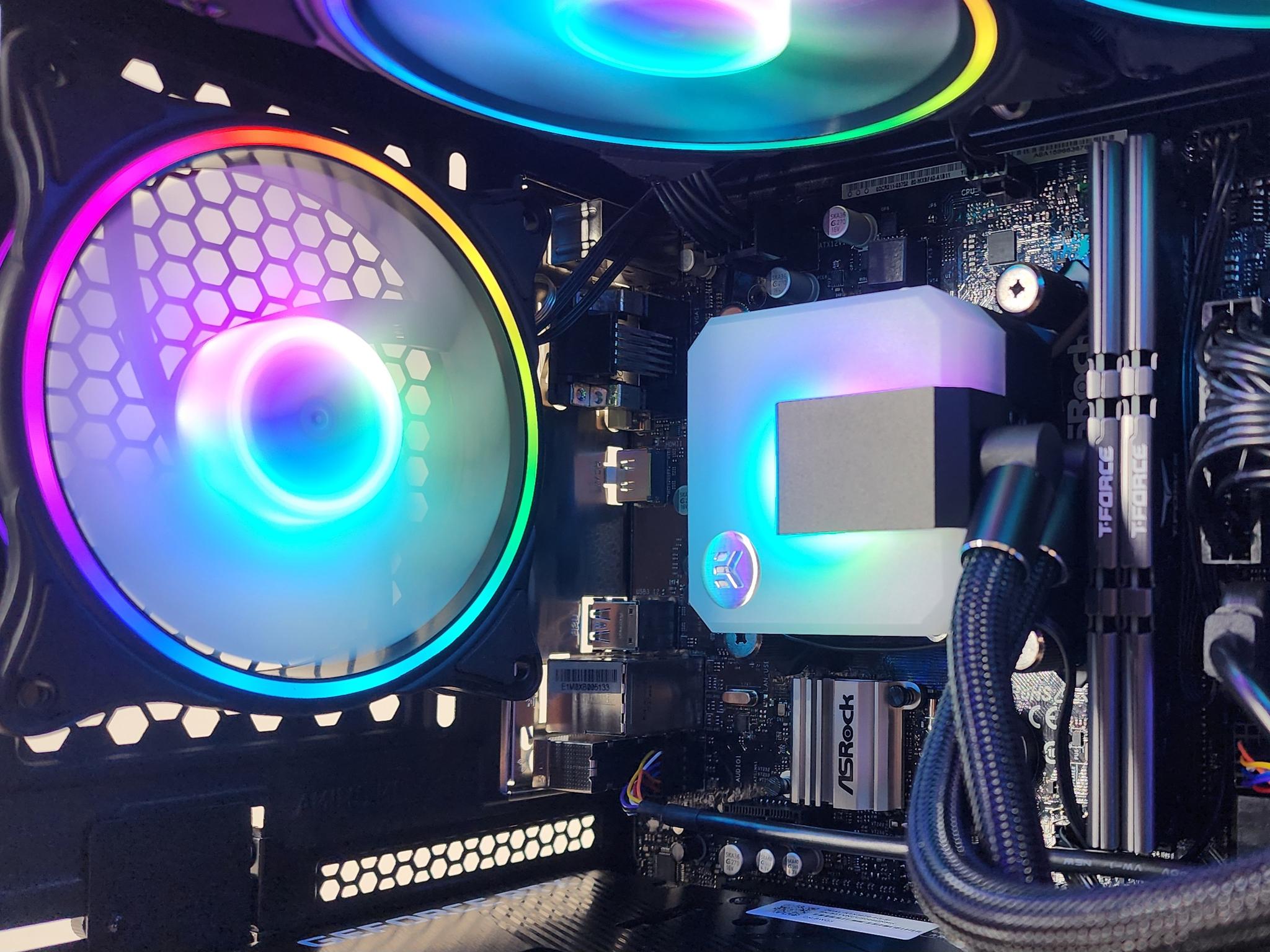 Gaming PC i7-9700K 32GB RAM 1TB SSD RTX 3070 8GB Windows 11 Computer