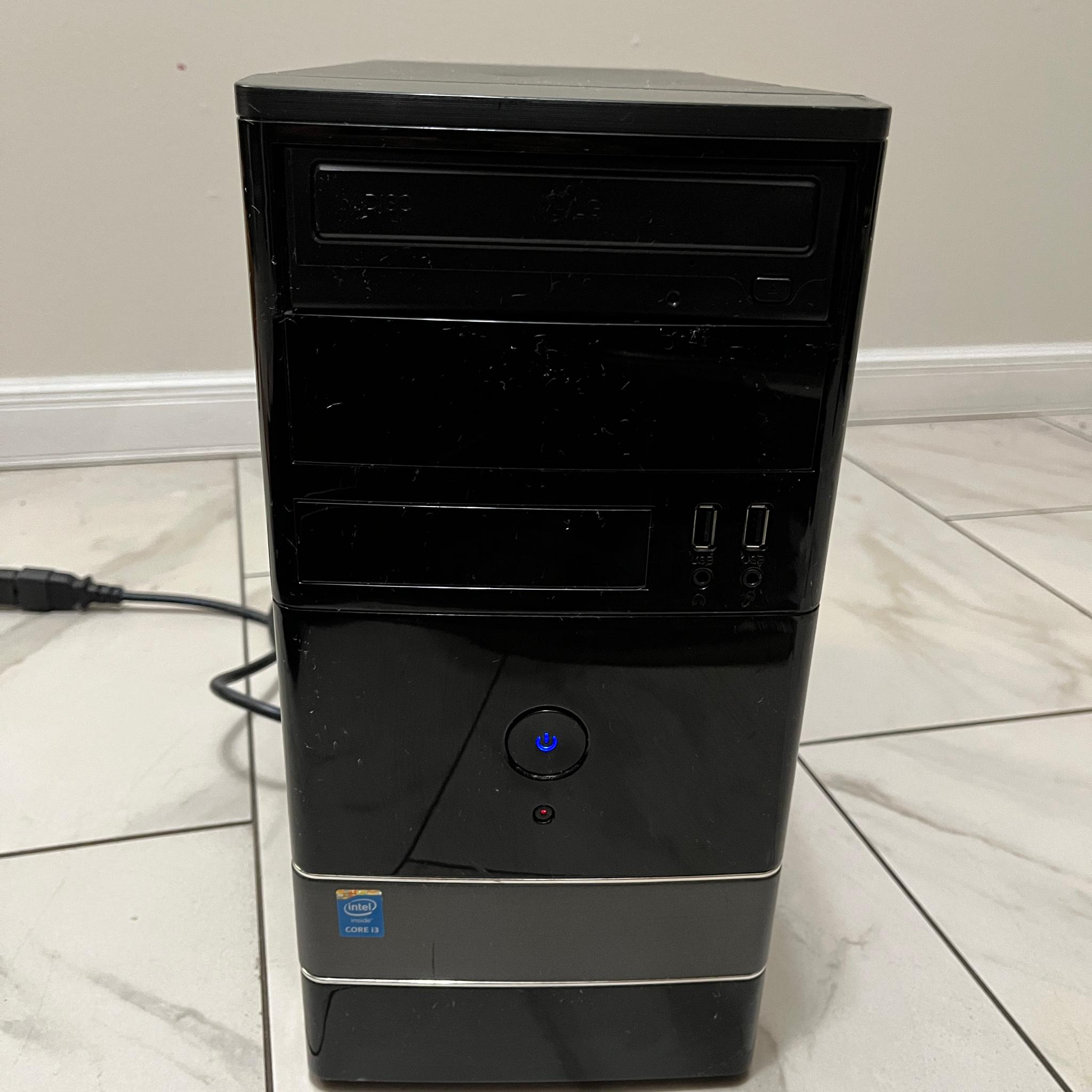 NVIDIA RTX 3060 Ti, Intel i3-12100, 16GB RAM, 512GB SSD - High FPS Office Gaming PC w/ Wi-Fi & BT