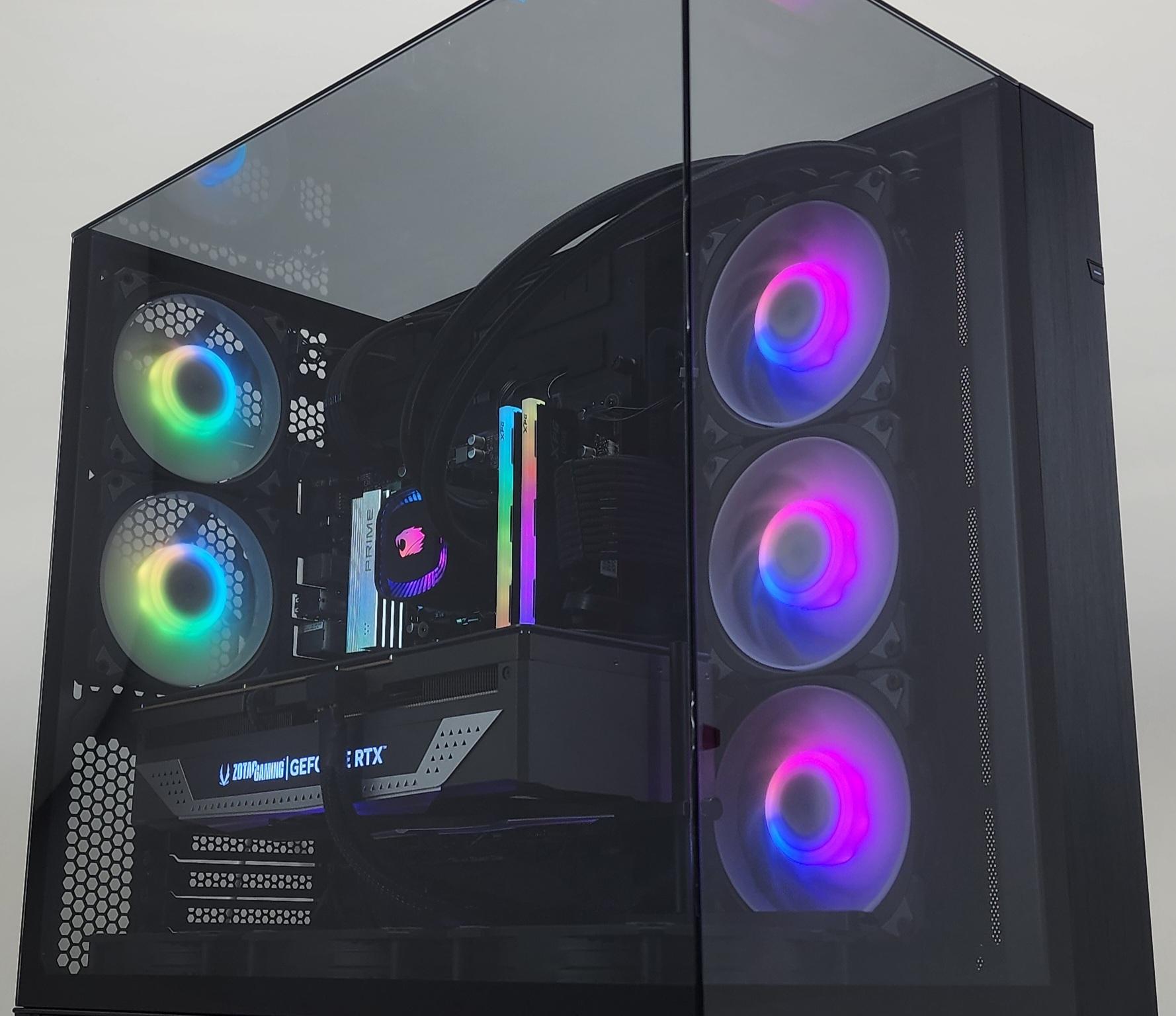 Gaming PC Ryzen 7 9700X 32GB RAM 1TB SSD RTX 4070 Ti SUPER 16GB Win11 Computer