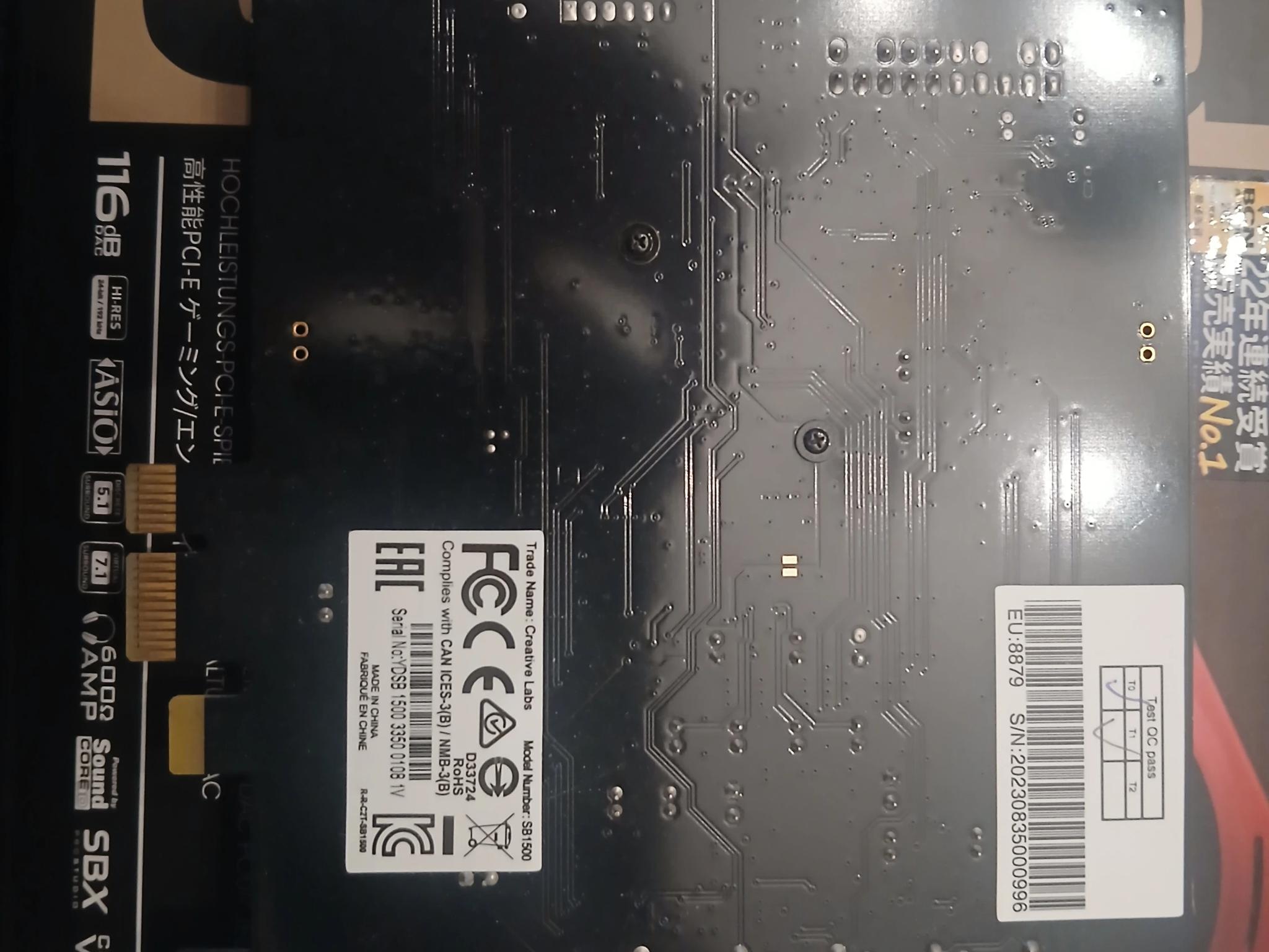 Creative Sound Blaster Z SE Internal PCI-e Gaming Sound Card and DAC