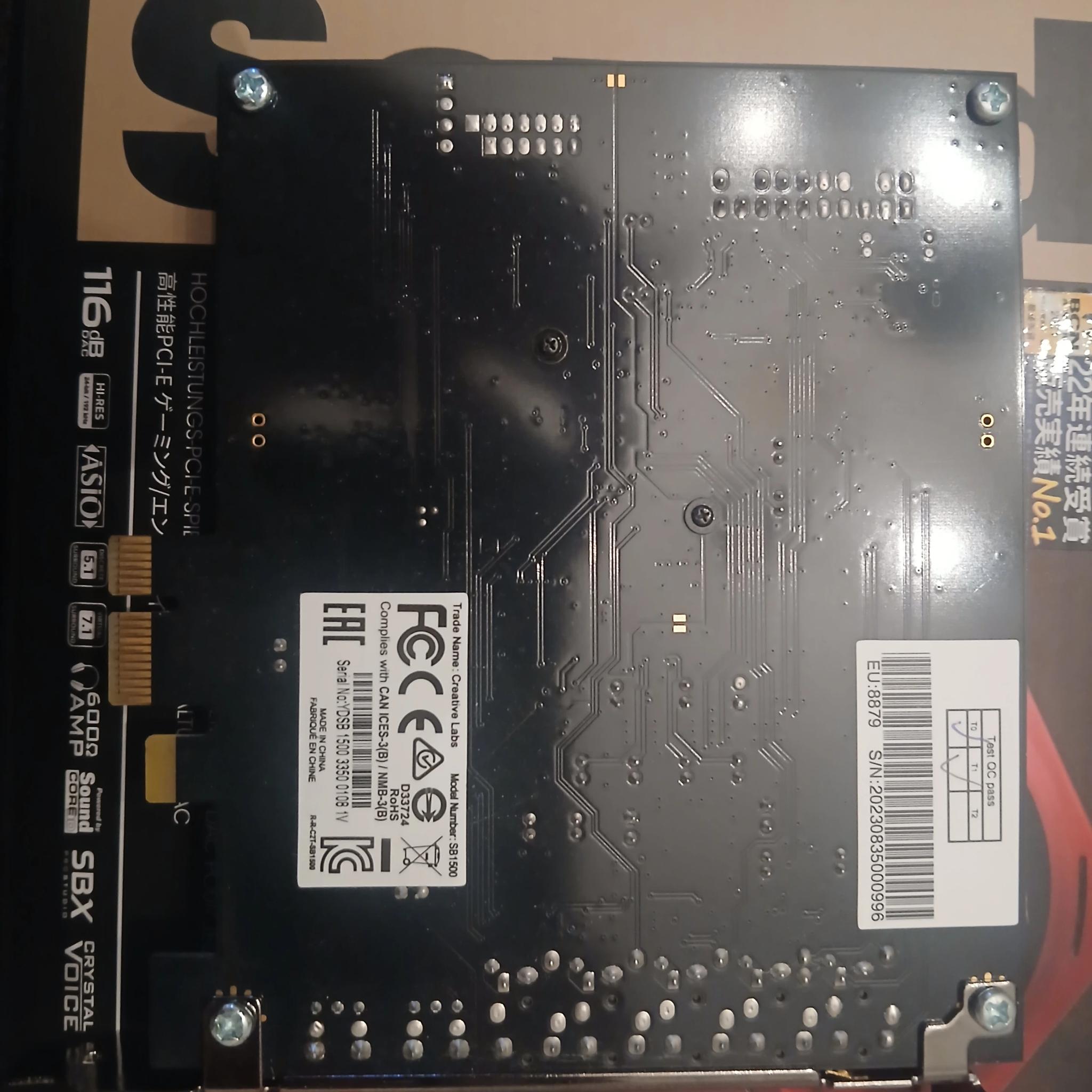 Creative Sound Blaster Z SE Internal PCI-e Gaming Sound Card and DAC