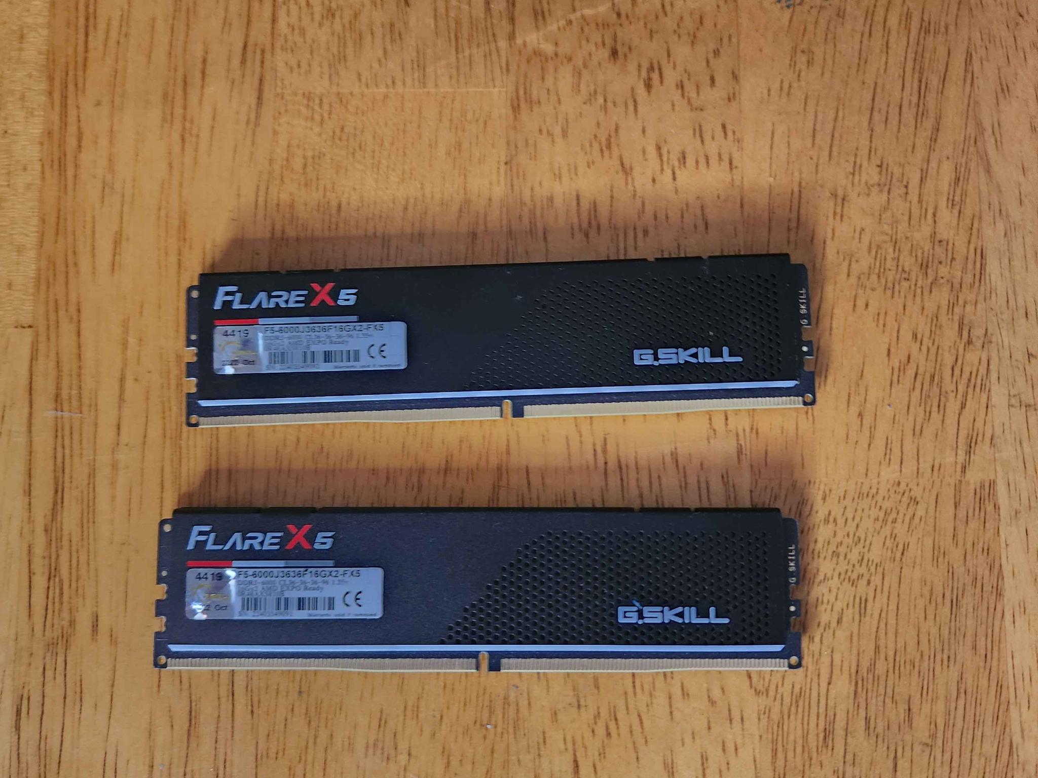 G.Skill Flare X5 Series 32GB DDR5-6000 CL36
