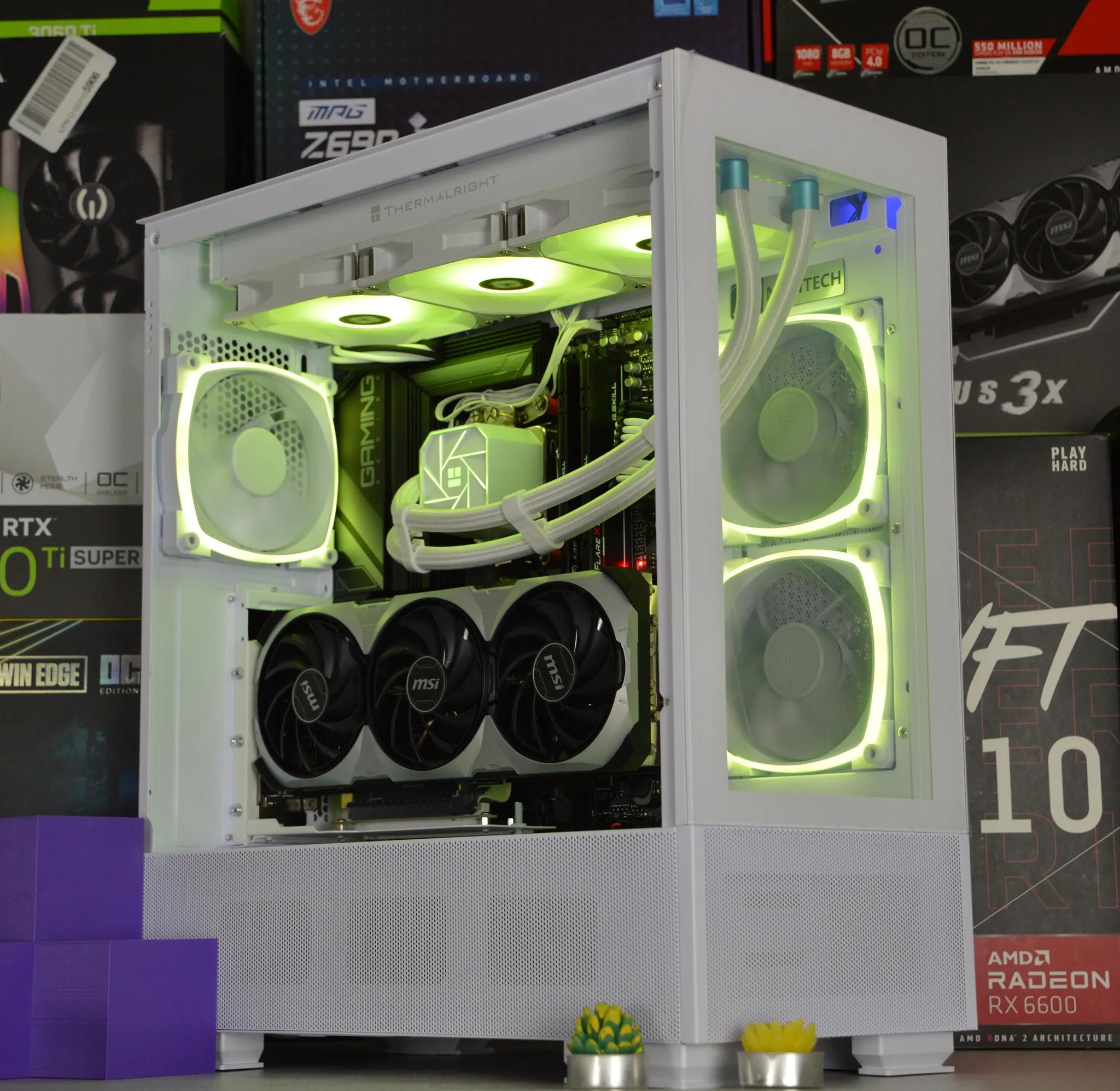 🌨️🌨️| RTX 4070 Ti 12GB| Ryzen 7 7700X | 32 GB DDR5 RAM | 2TB GEN 4 NVME SSD | Snow Cloud |