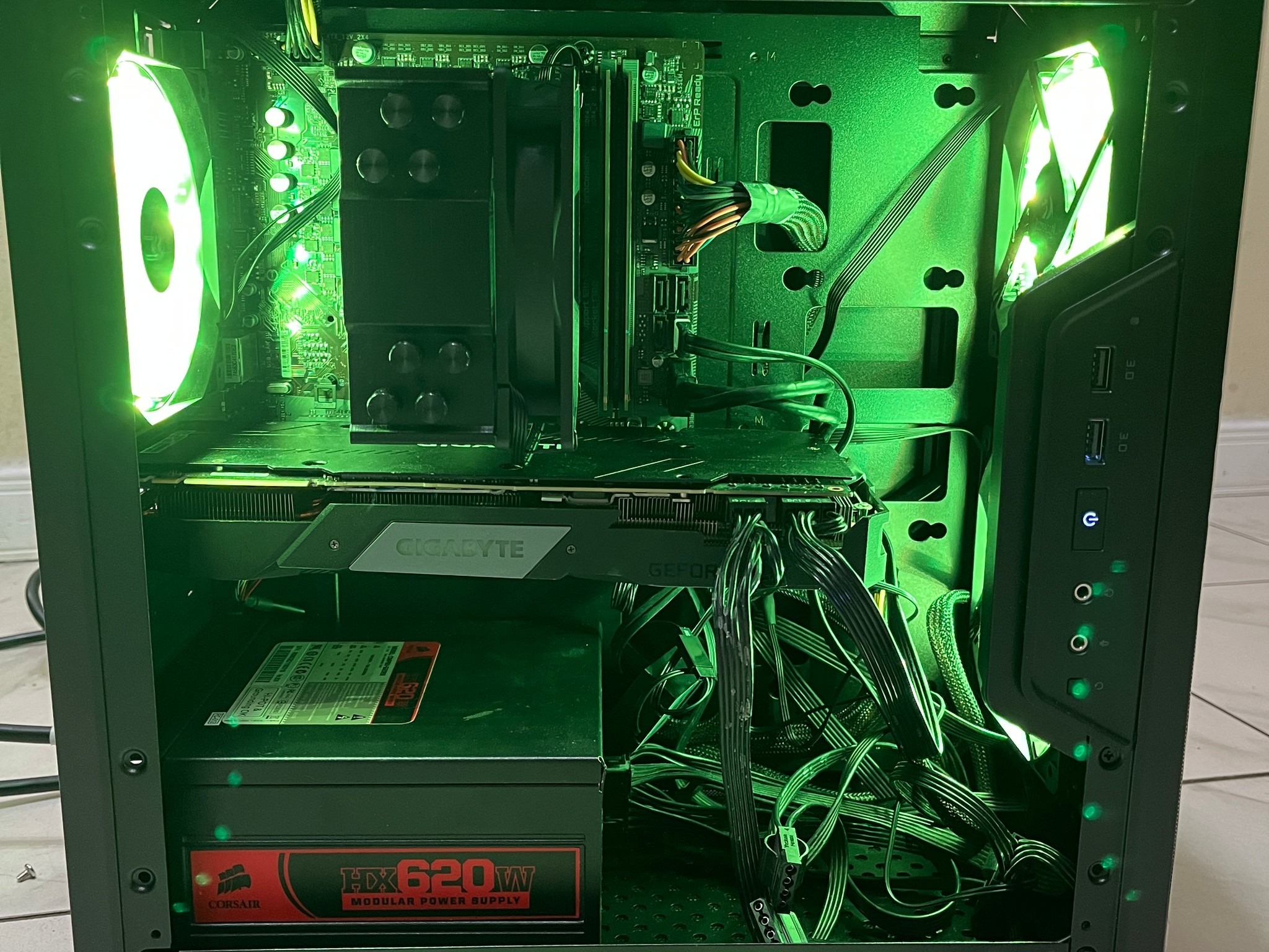 🟠🔥RTX 2080, Intel i5-12500, 16GB RAM, 1TB SSD, High Performance RGB Gaming PC /w Remote