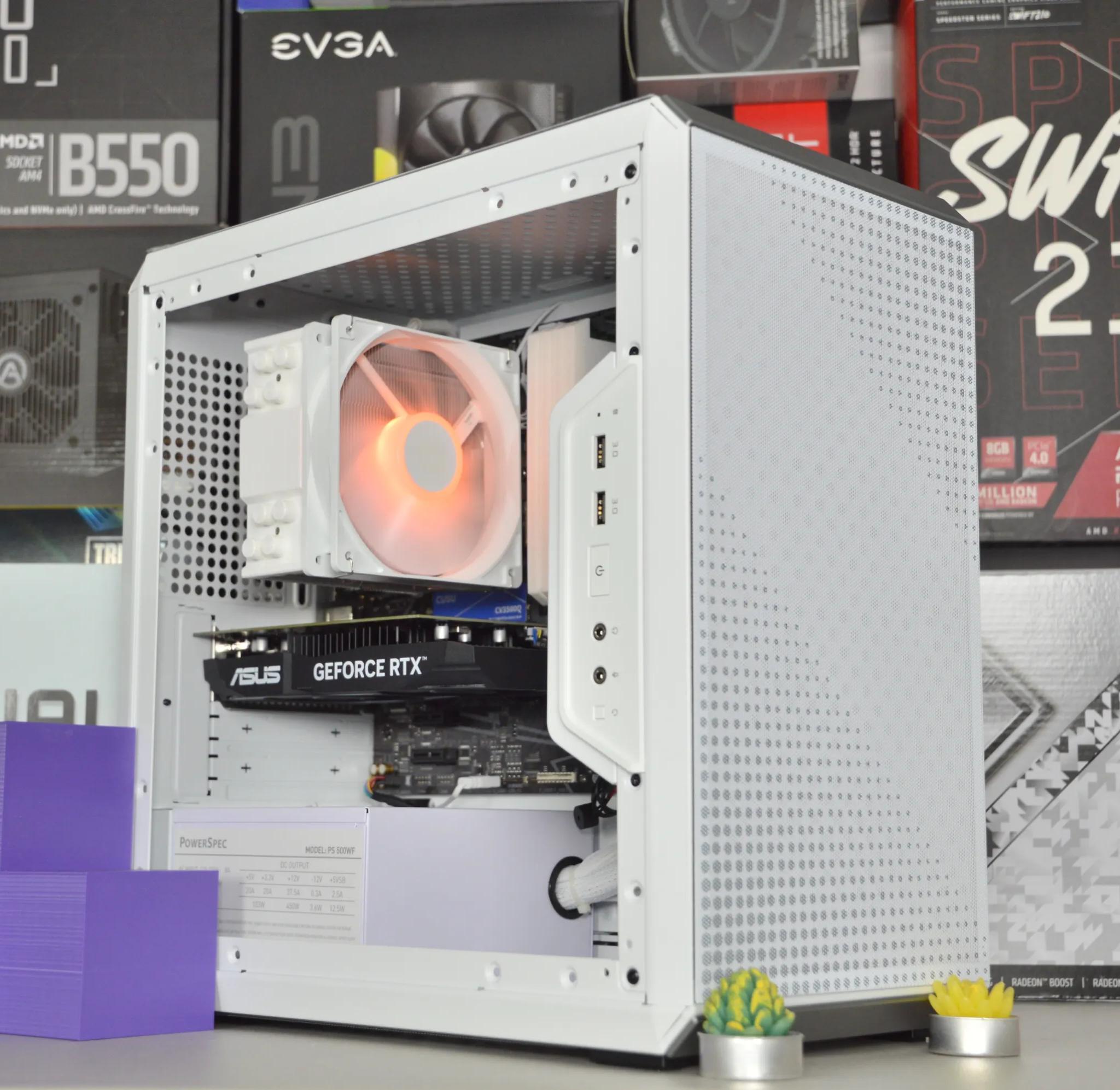 ⬜🟣| RTX 3050 6GB | INTEL i3-10100F | 16GB DDR4 RAM | 1TB NVME SSD | Royal Box |