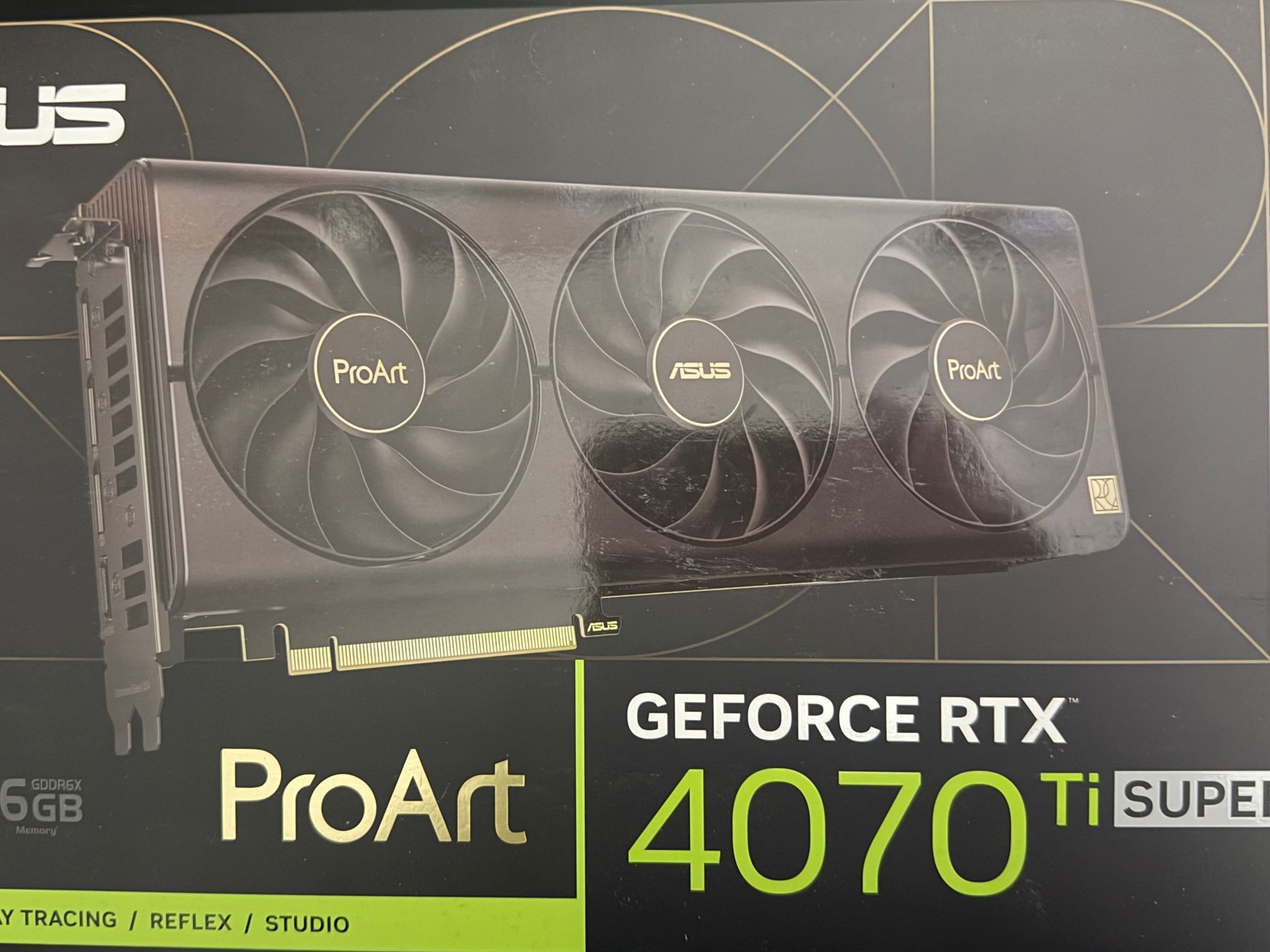 Asus ProArt OC GeForce RTX 4070 Ti SUPER 16gb vram SFF
