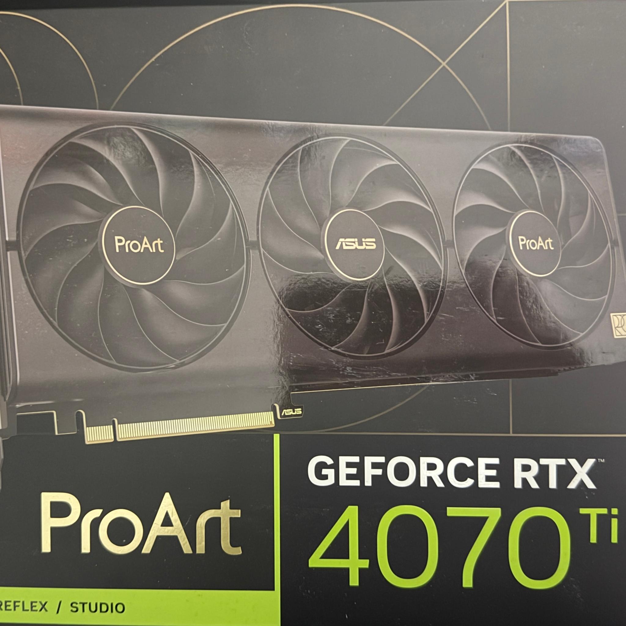 Asus ProArt OC GeForce RTX 4070 Ti SUPER 16gb vram SFF