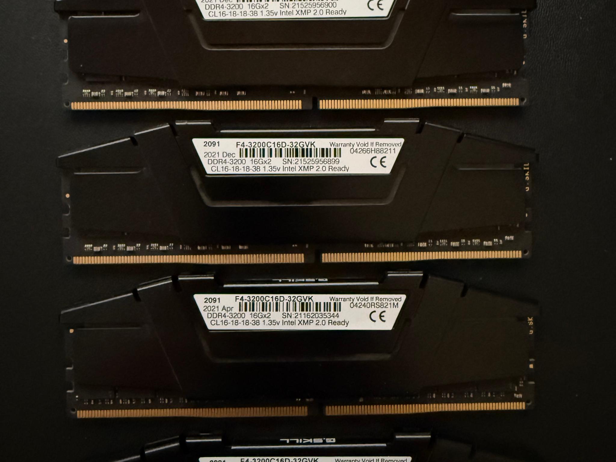 64GB GSkill DDR4-3200 CL16