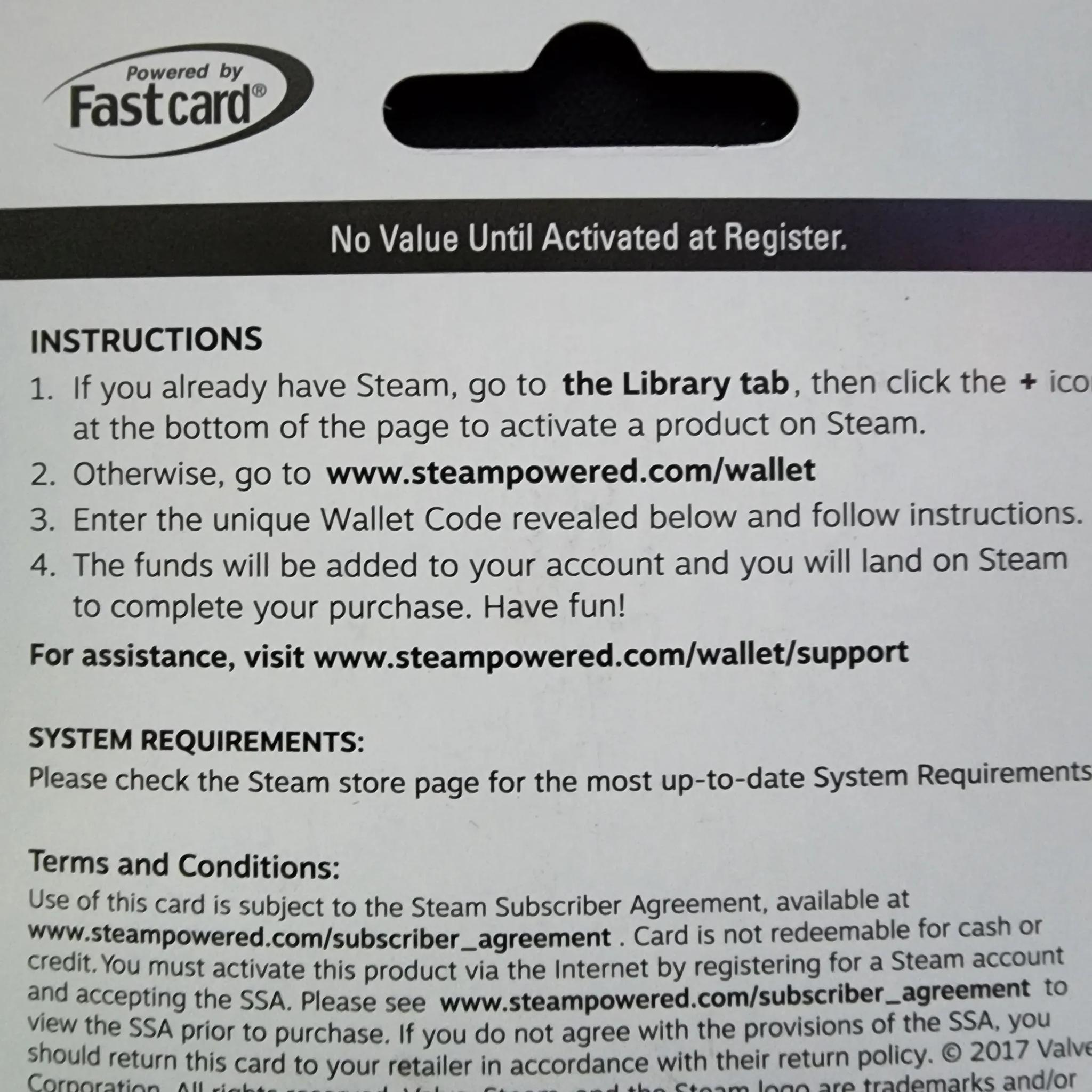 $100 Steam Gift Card