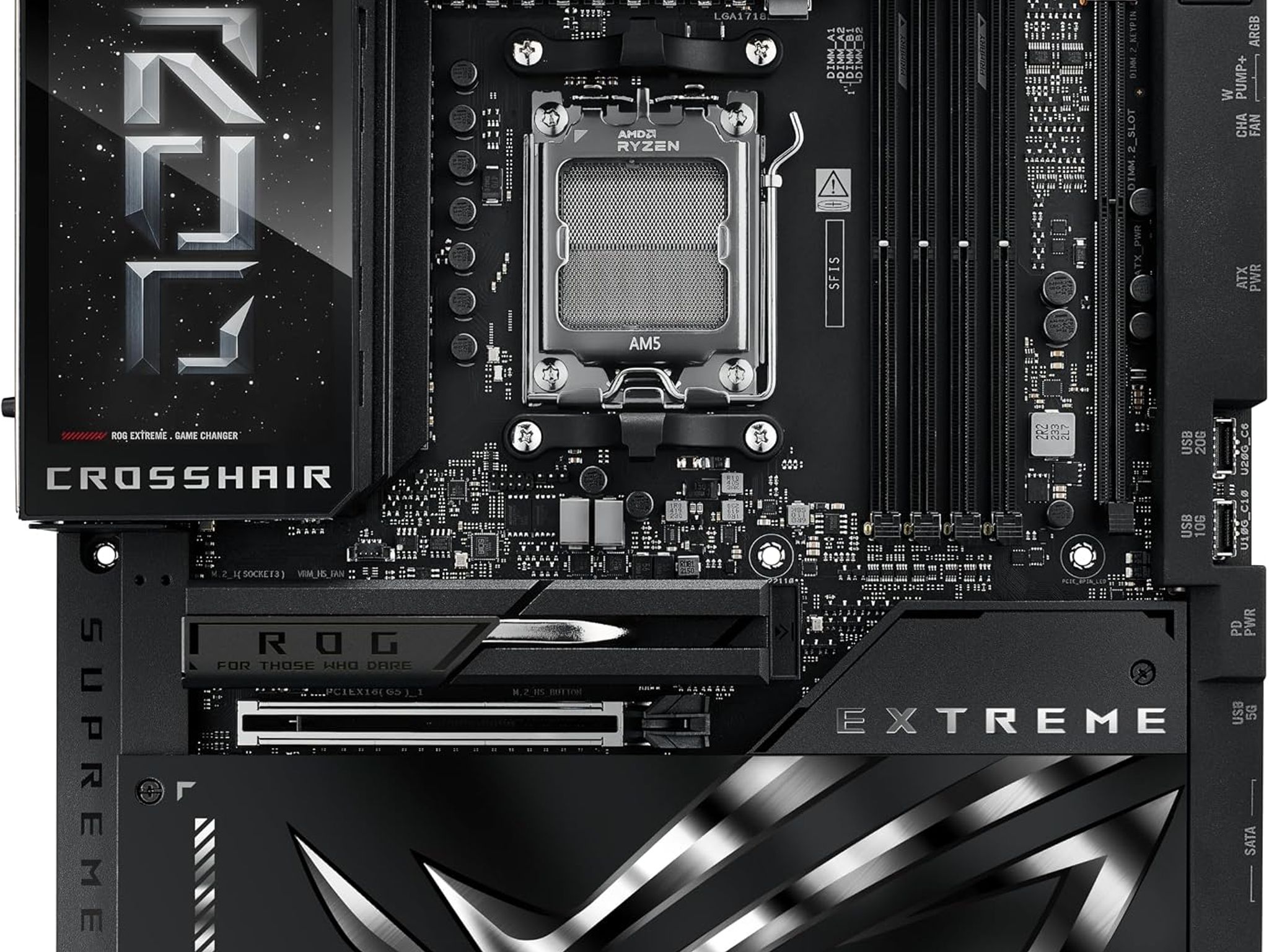 ASUS ROG CROSSHAIR X870E EXTREME AMD X870E AM5 DDR5 E-ATX Desktop Motherboard