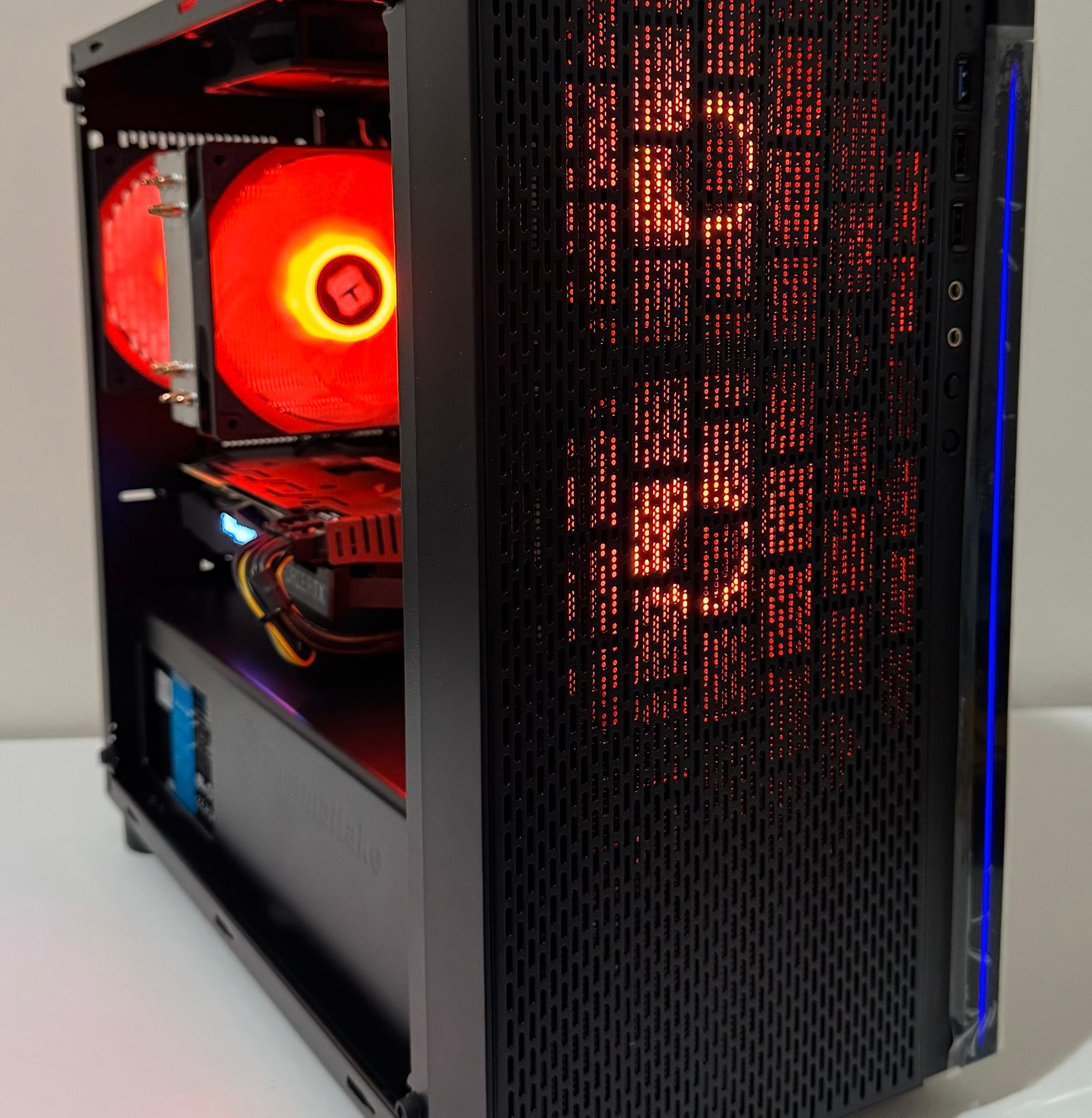 AMD Ryzen 5 32GB RAM 1TB SK Hynix NVMe SSD GeForce RTX 2070 SUPER Thermaltake Case Gaming PC