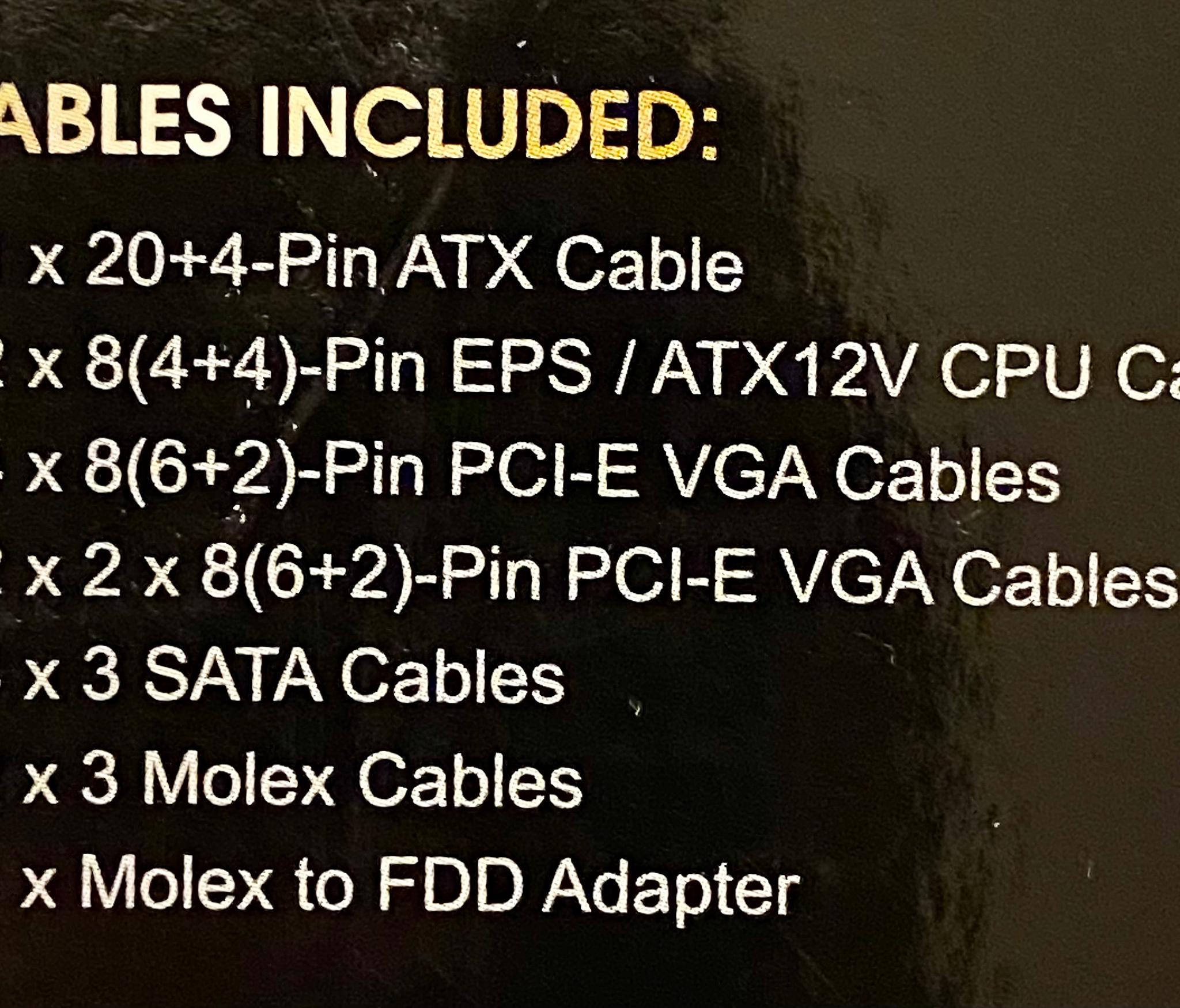 EVGA Supernova 1000 G+ Gold Rated PSU - Complete, Mint Condition