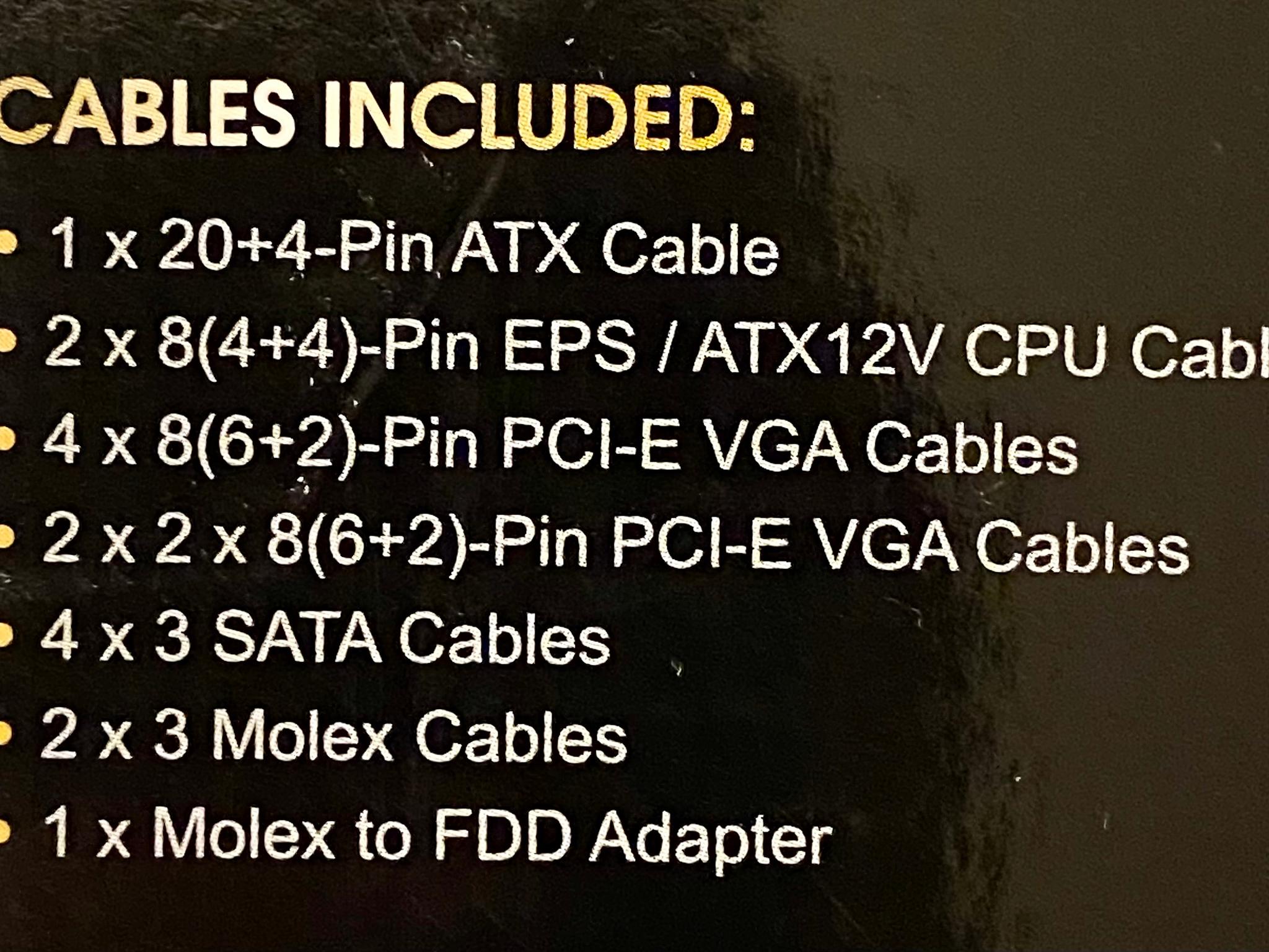 EVGA Supernova 1000 G+ Gold Rated PSU - Complete, Mint Condition