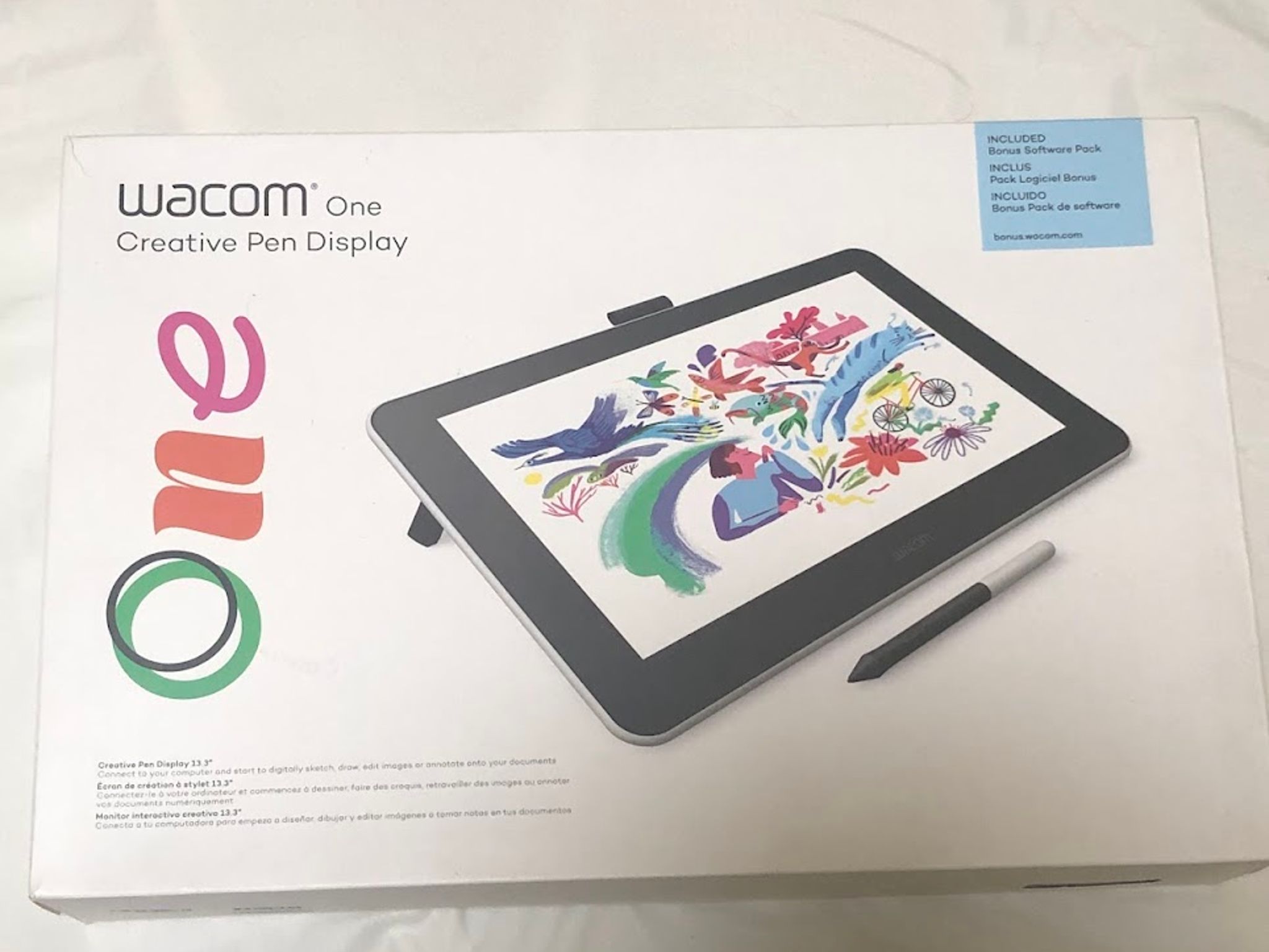 Wacom One Drawing Tablet 13 Inches (2020, 1st Generation)