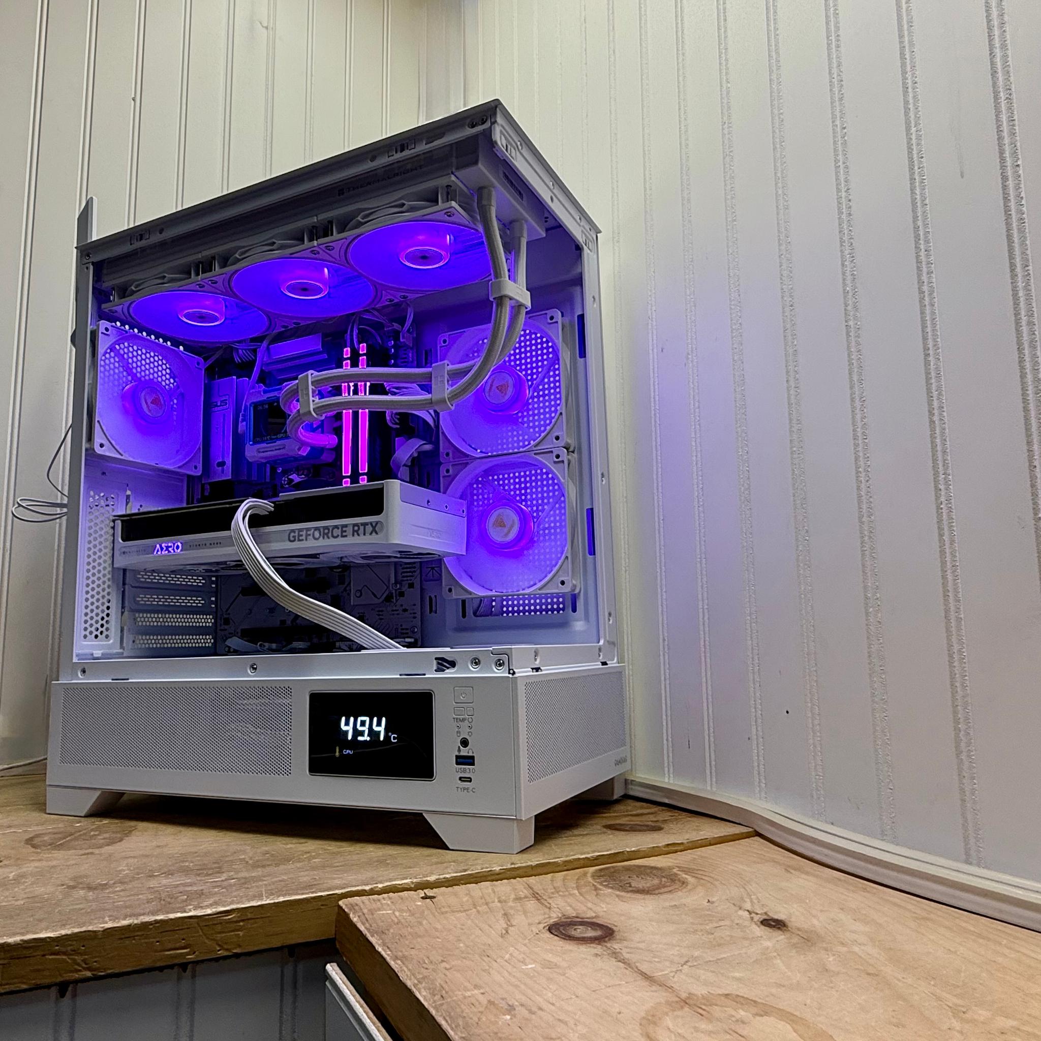 ⚡ FROST TITAN – RTX 5080 + Ryzen 7 9800X3D | 360mm AIO | 32G DDR5 FLAGSHIP 4K GAMING BEAST ⚡