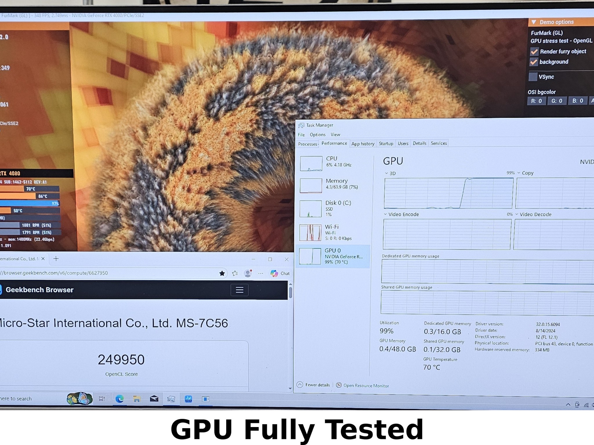 RTX 4080 MSI Ventus 3X OC 16GB