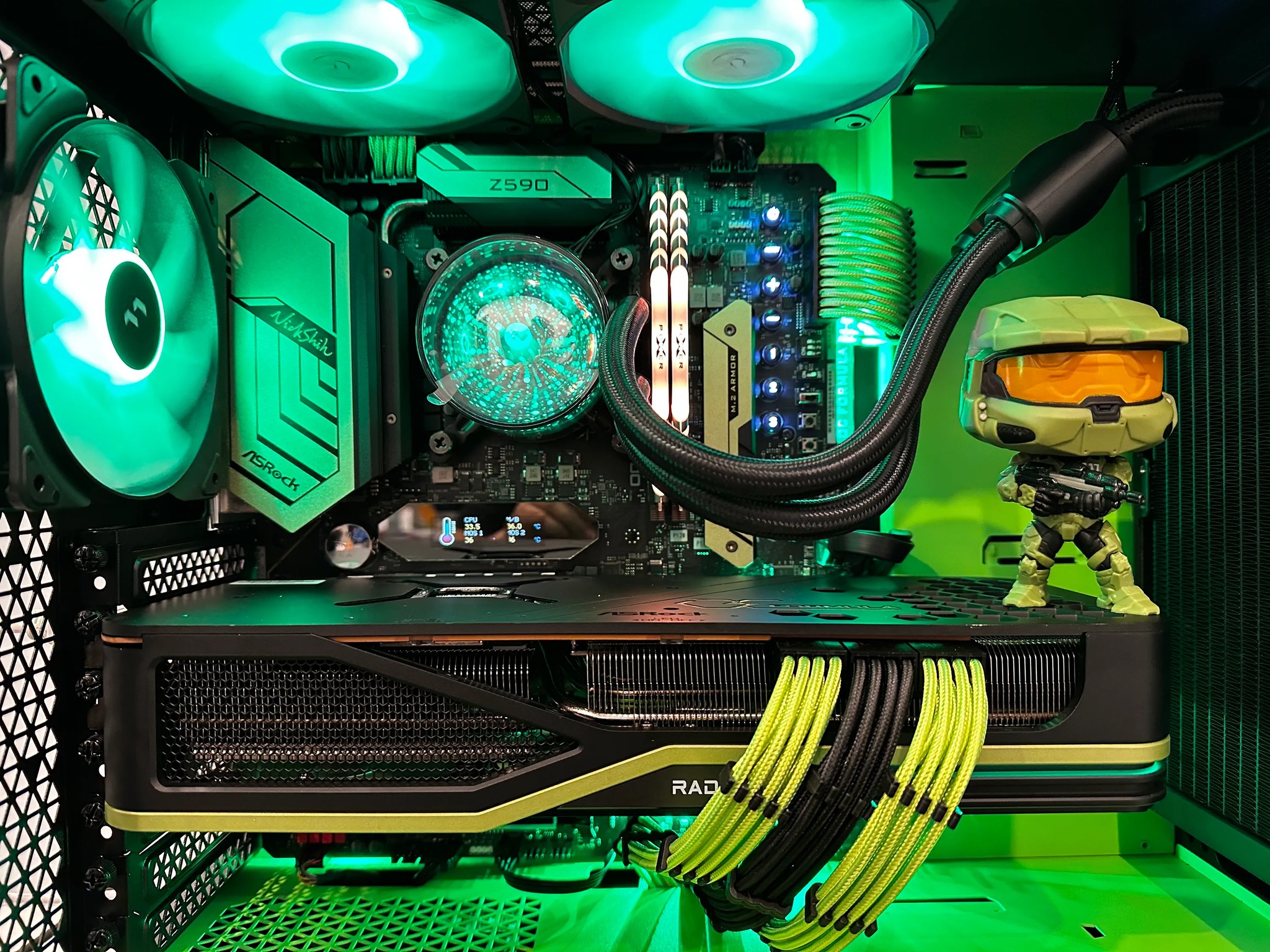  Halo ||Extreme Gaming PC-AMD RX 6900XT 16GB-Intel  i9-10900K 10 Cores -32GB DDR4 RAM- 1 TB NVME SSD