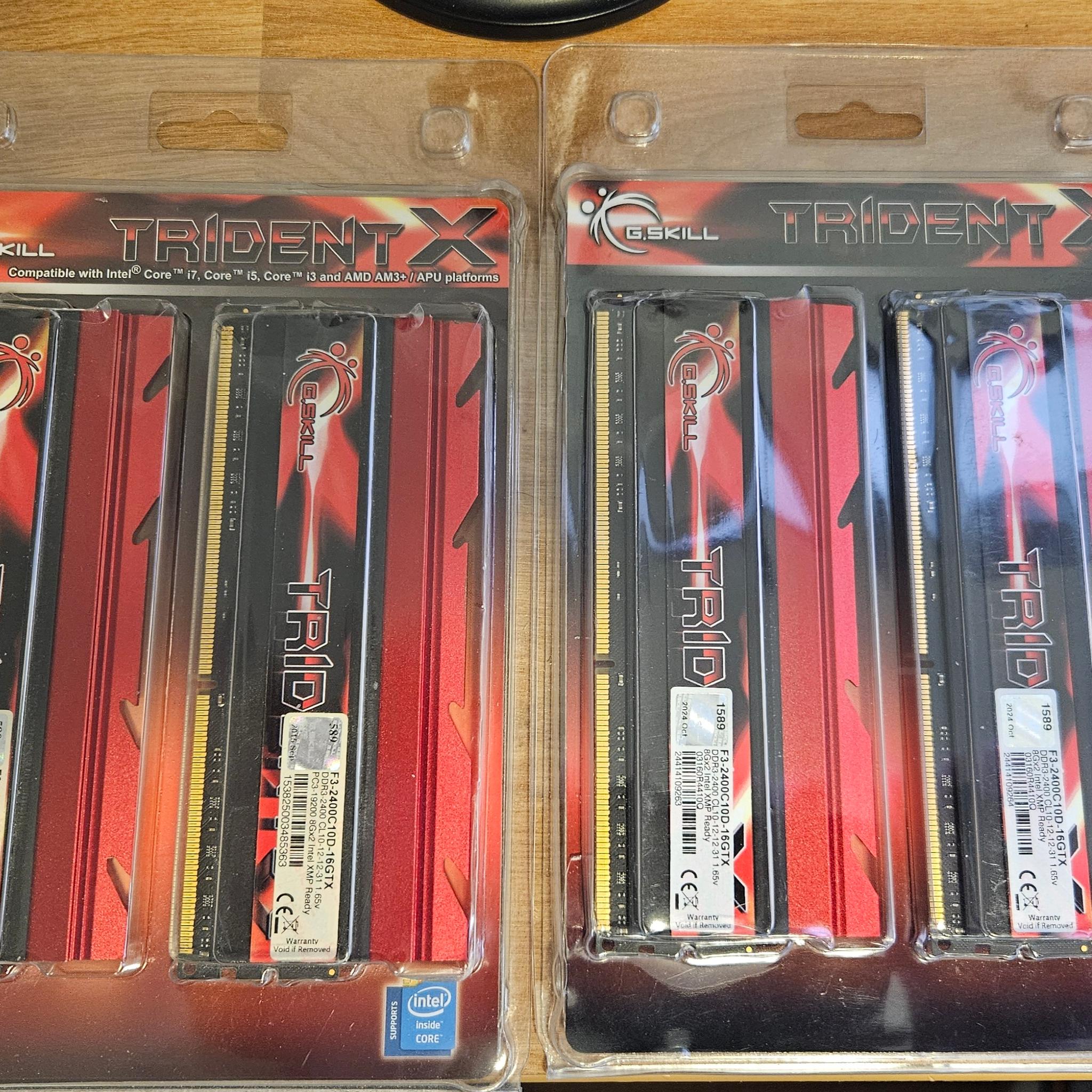 32GB G.Skill Trident X 2400MHz DDR3