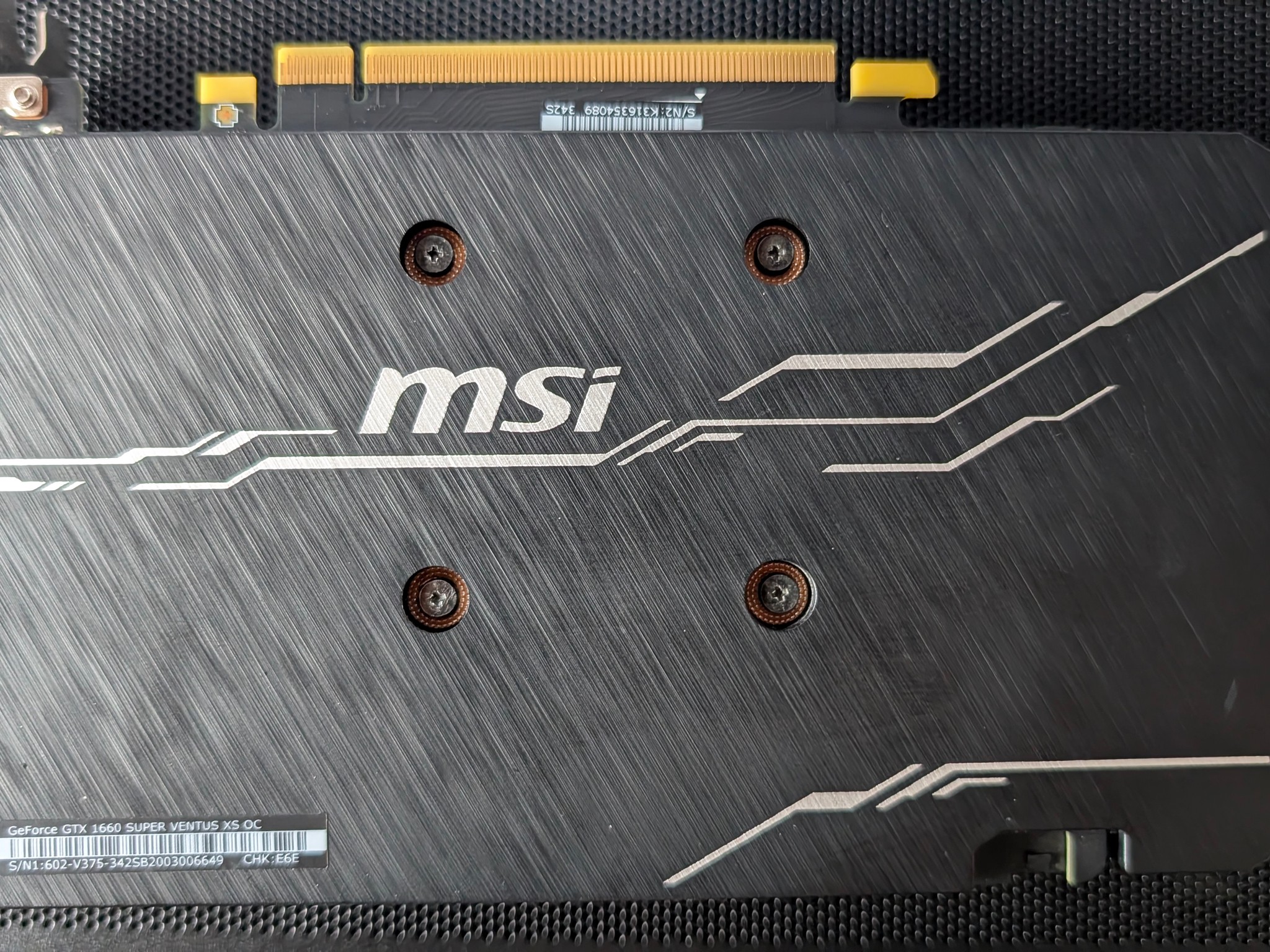 MSI GeForce GTX 1660 SUPER VENTUS XS OC
