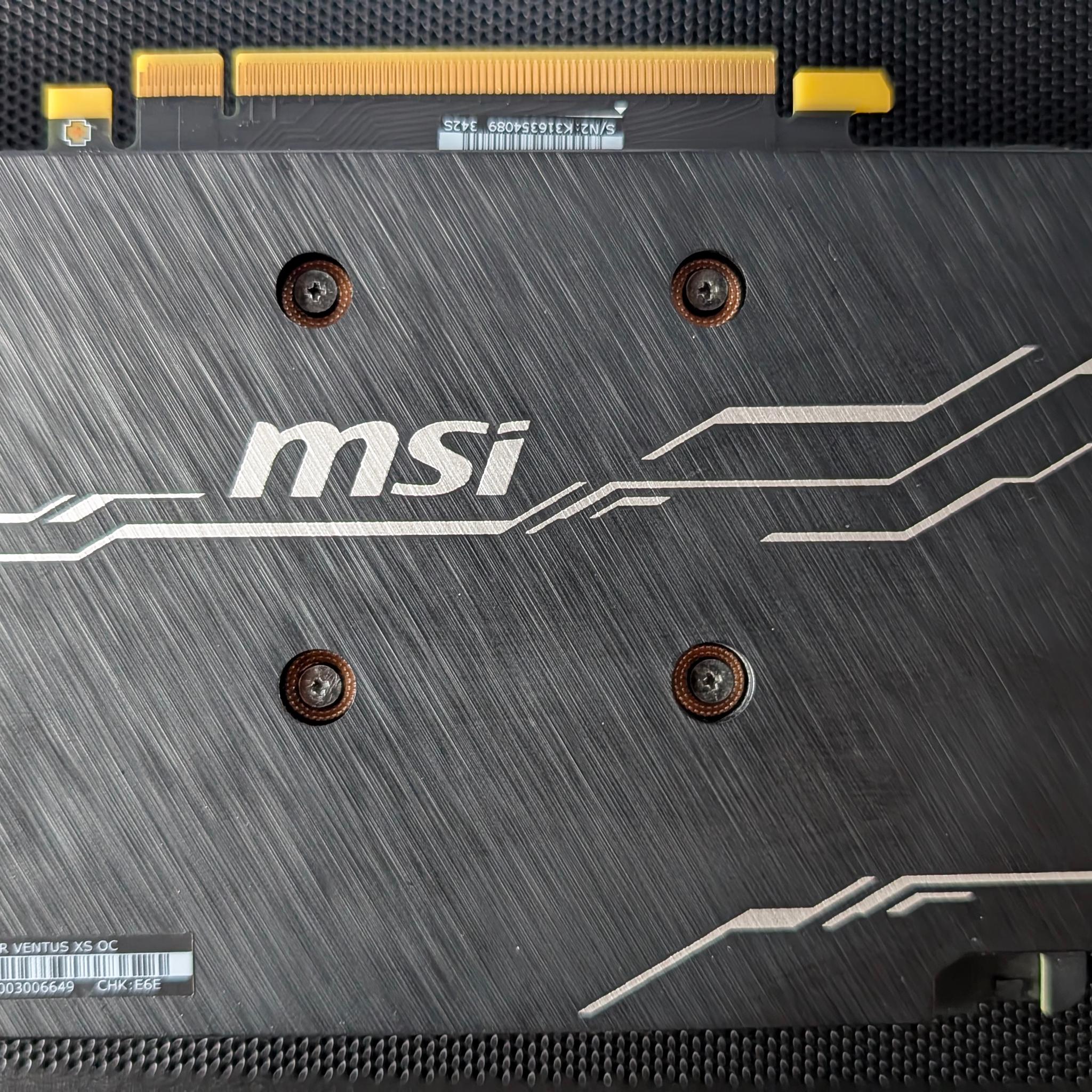 MSI GeForce GTX 1660 SUPER VENTUS XS OC