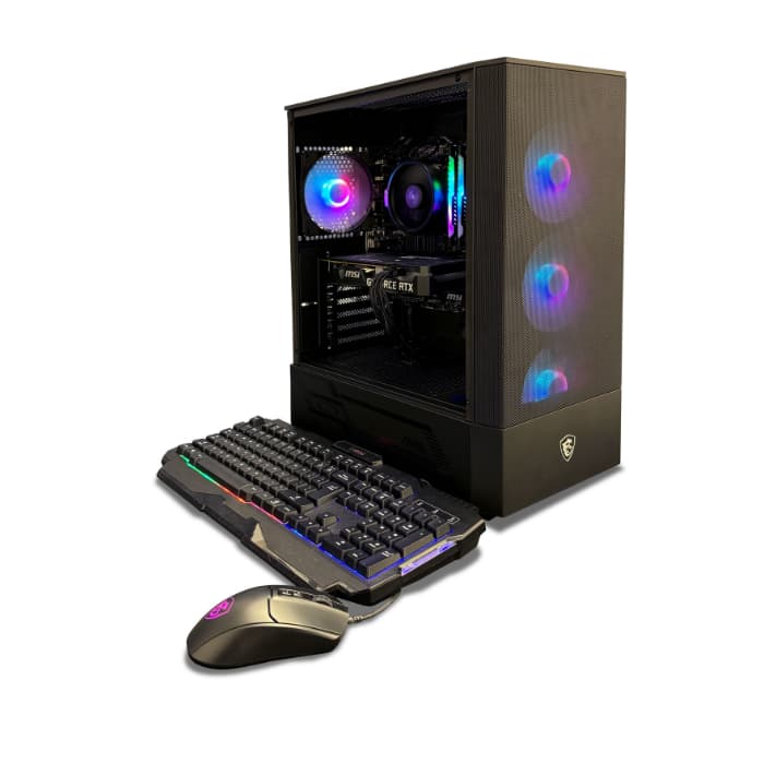 NSX Gaming AMD Ryzen 5 5500, RTX 4060, 16GB 3600MHz RGB RAM, 1TB NVMe SSD, 650W PSU – MAG Forge Case