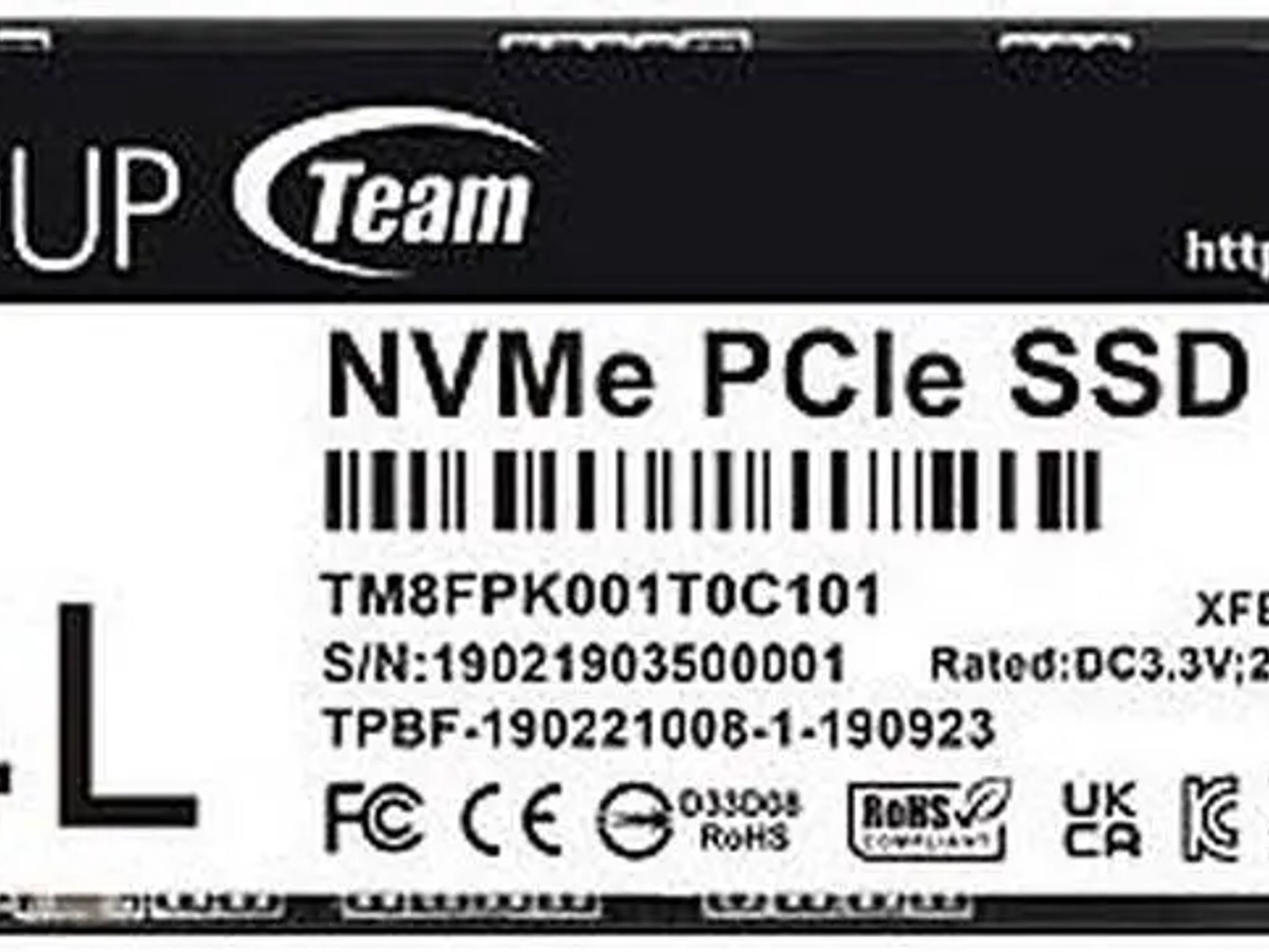 NEW Team Group MP44L M.2 2280 1TB PCIe 4.0 x4 with NVMe 1.4 TLC Internal Solid State Drive (SSD)