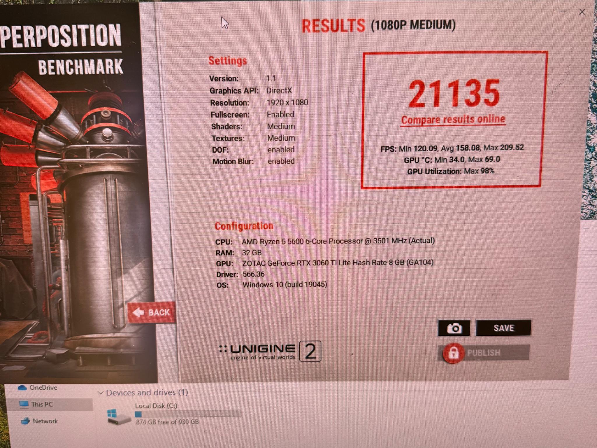 Gaming Pc RTX 3060 ti