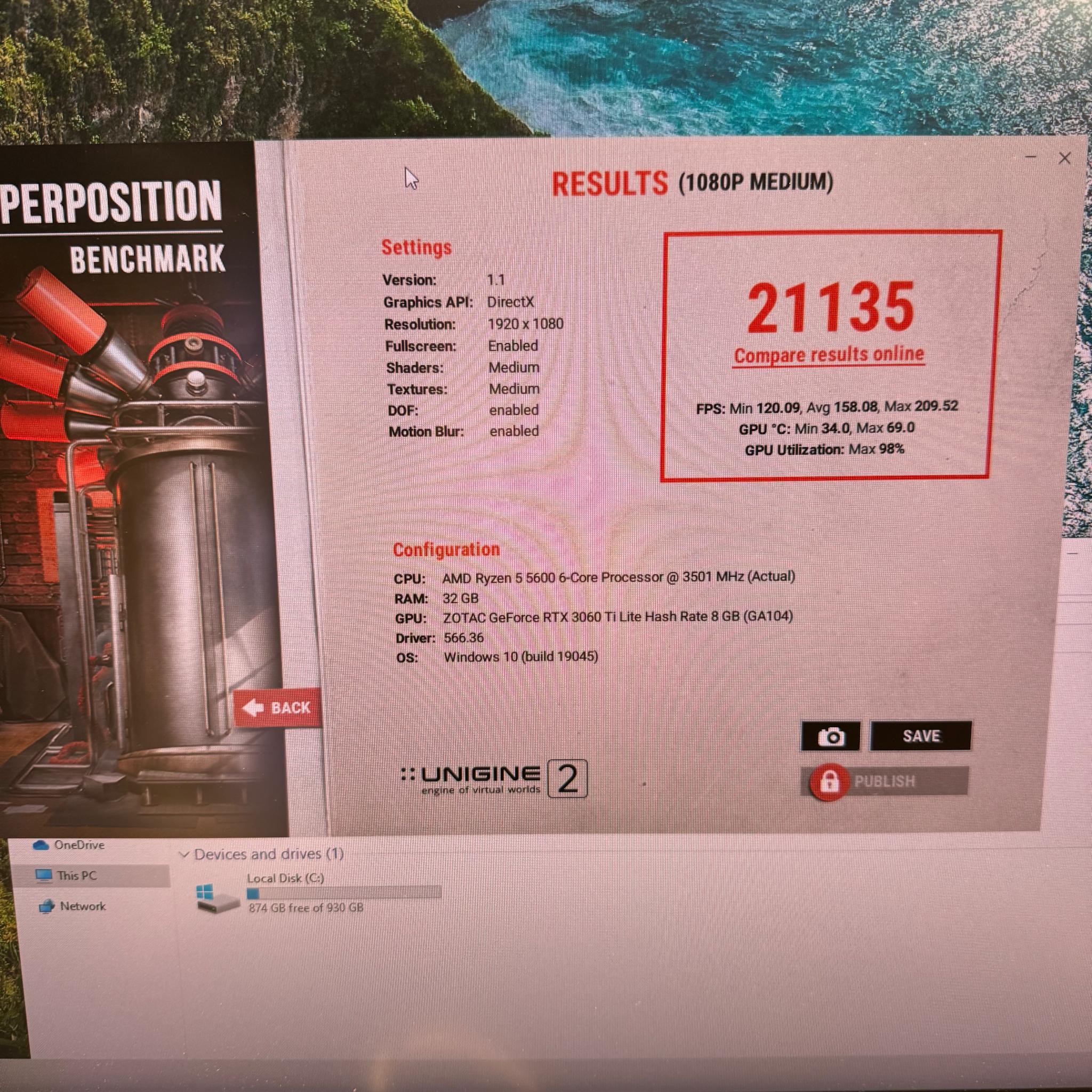 Gaming Pc RTX 3060 ti
