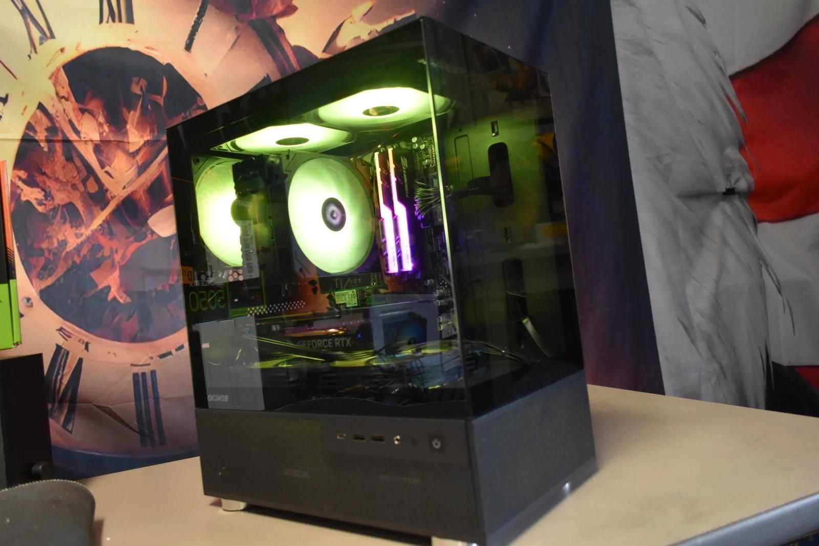 RYZEN 5 5500 RAM 16GB RGB GPU RTX 5050 1 TB NVME Built in Wi Fi