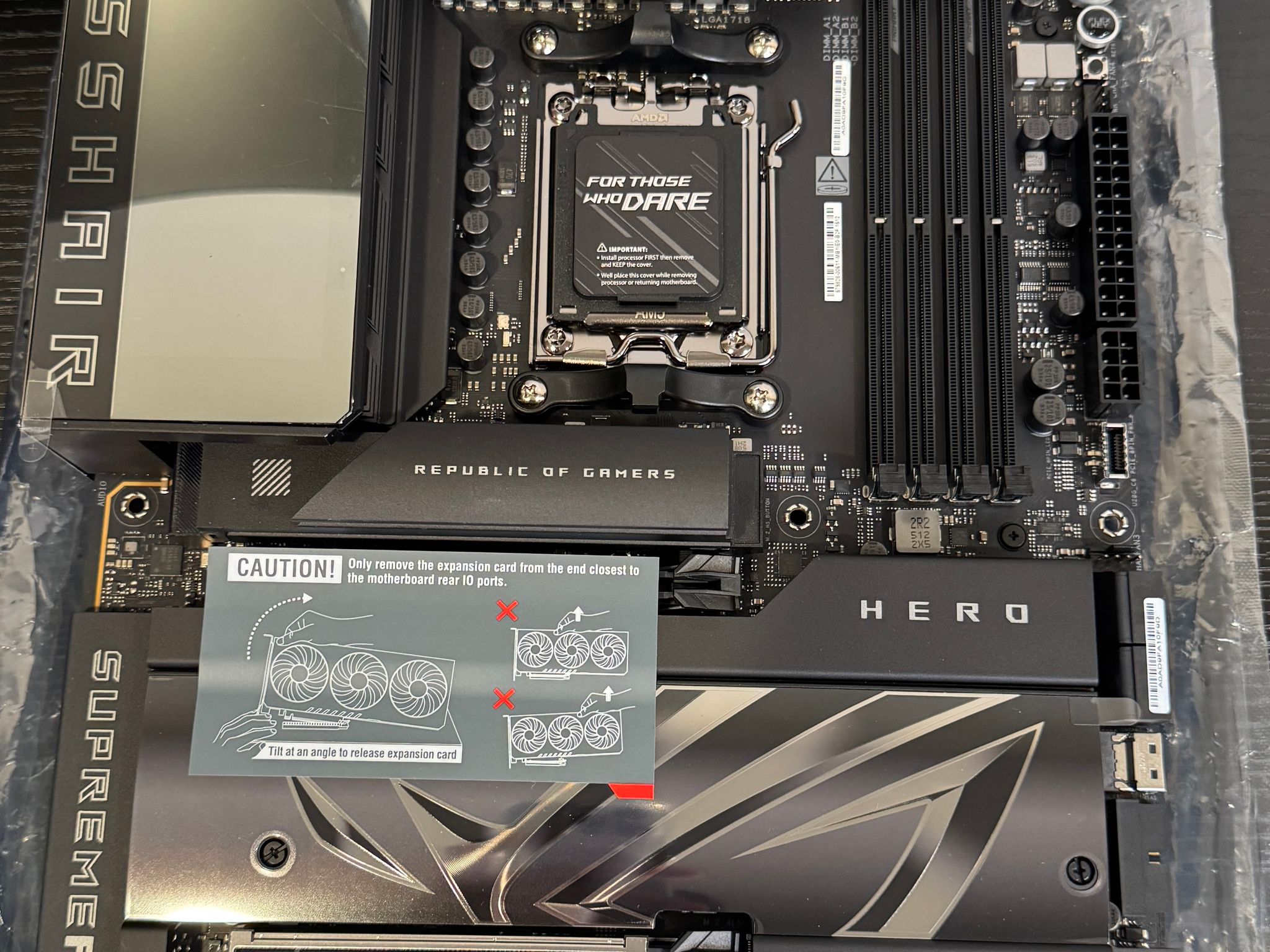 Asus Rog X870E Crosshair Hero - Brand New