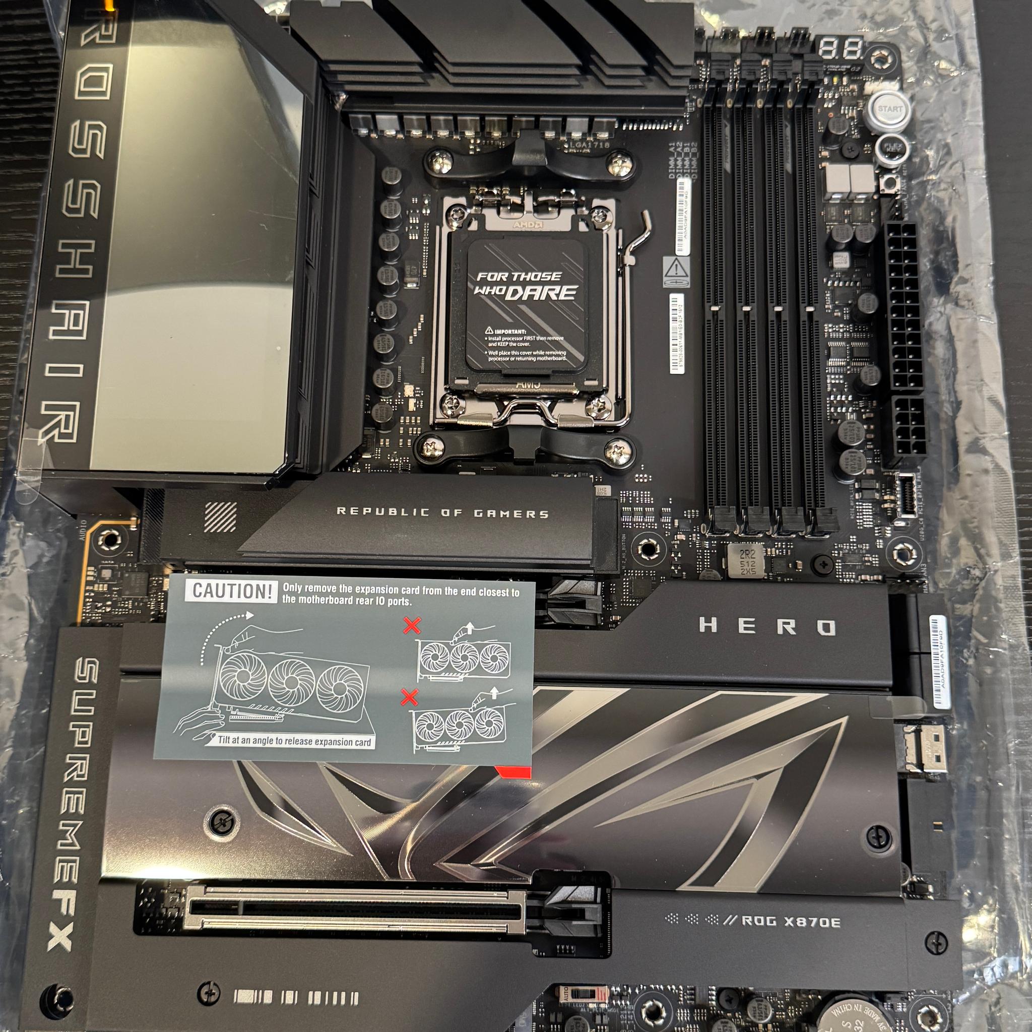 Asus Rog X870E Crosshair Hero - Brand New