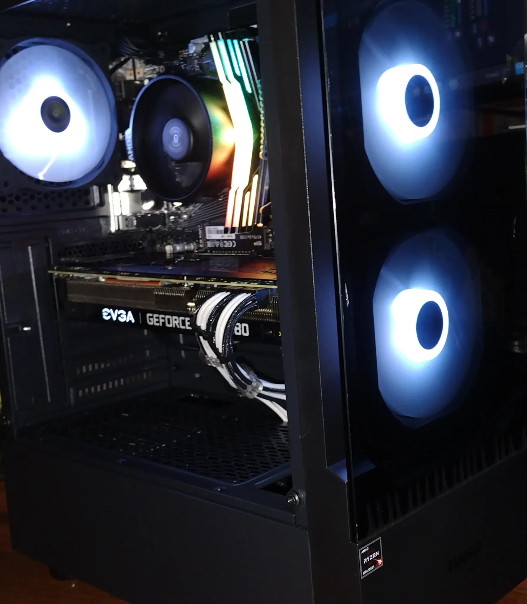 *NEW!* Asrock Gaming PC - EVGA RTX 3080, Ryzen 5, 16gb, 1TB S.P. Nvme SSD