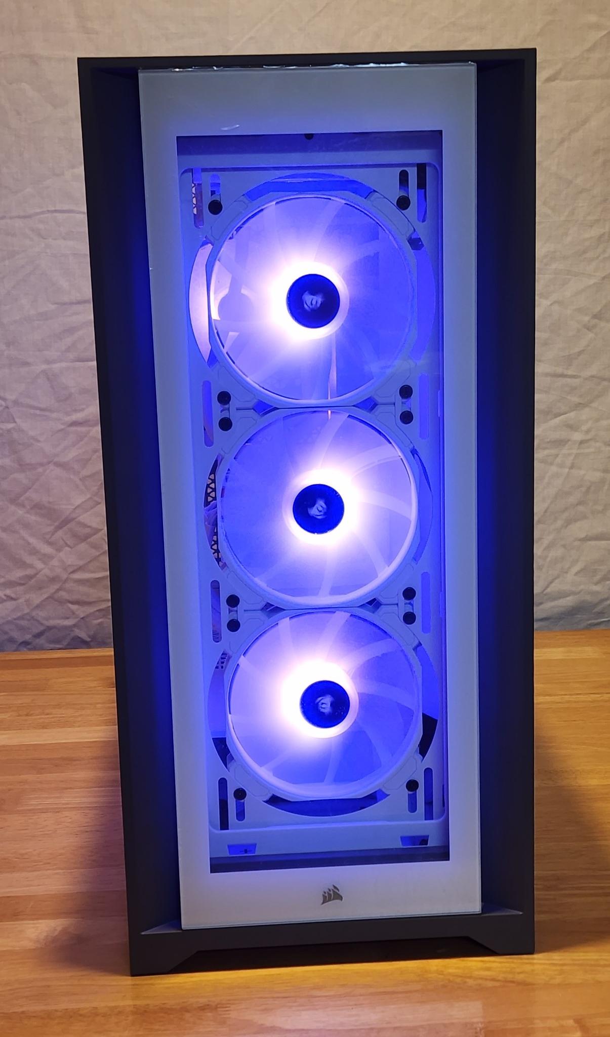 White Corsair Gaming BEAST!!! w/ Keyboard, Mouse, & RGB Deskmat