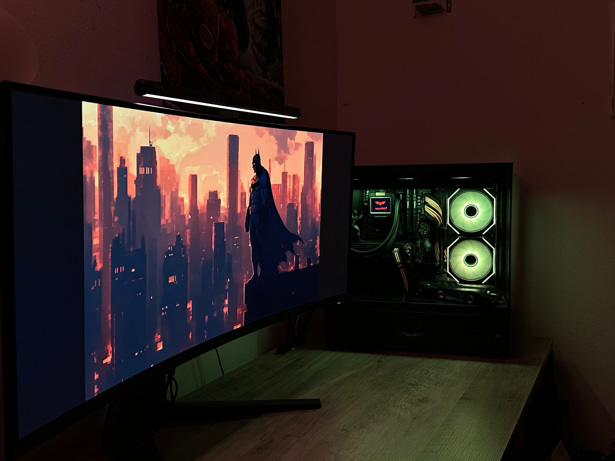 🦇Dark Knight🦇  1080P/1440P Gaming PC (RTX 3060 12 GB, Ryzen 5 5500, 16 GB DDR4)