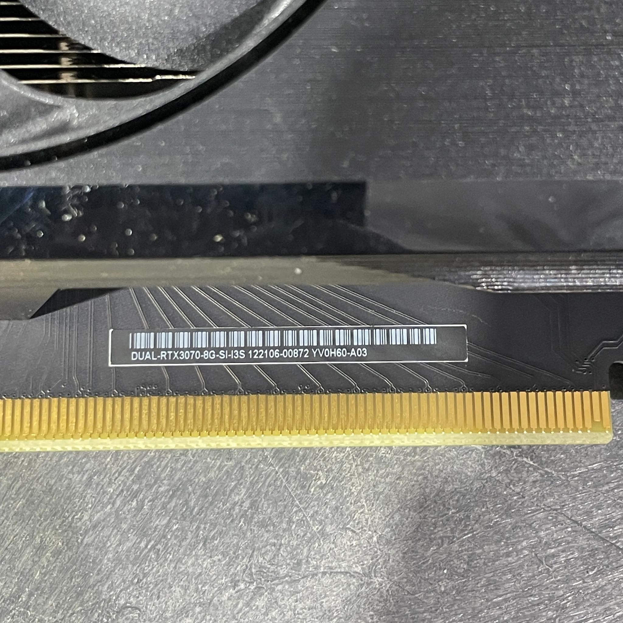 Asus RTX 3070 Dual SI 08G