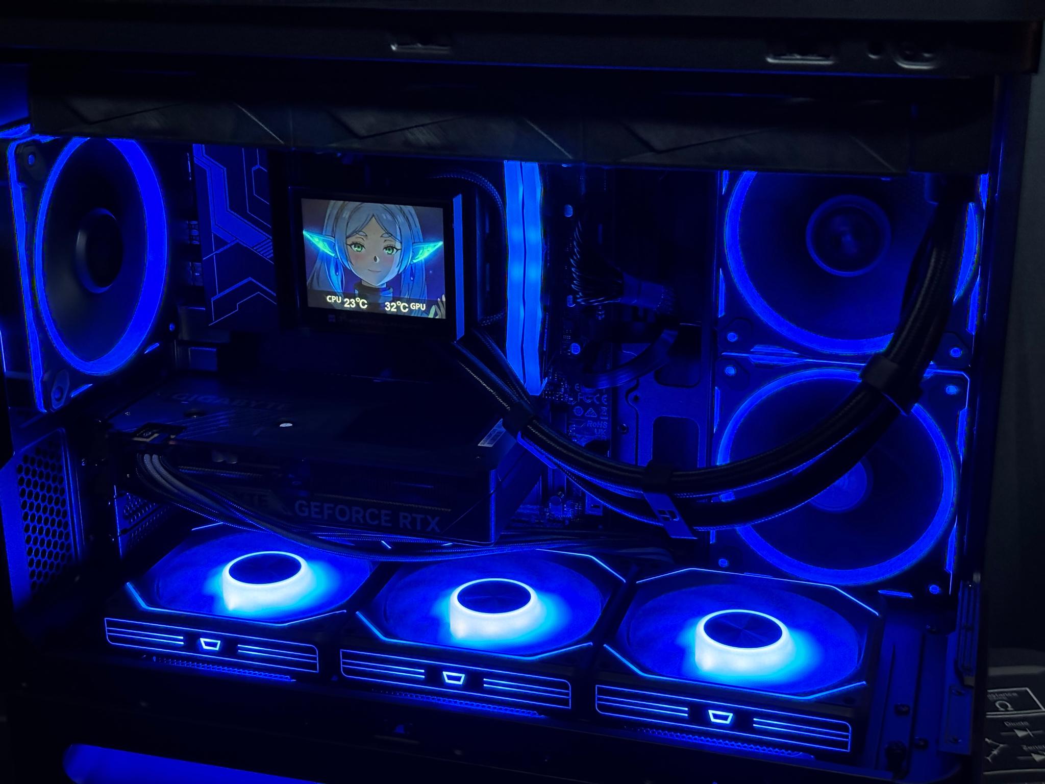 💙TRON PC💙 RTX 5060 | Ryzen 7600X | 16gb DDR5 | 1 TB M.2 SSD