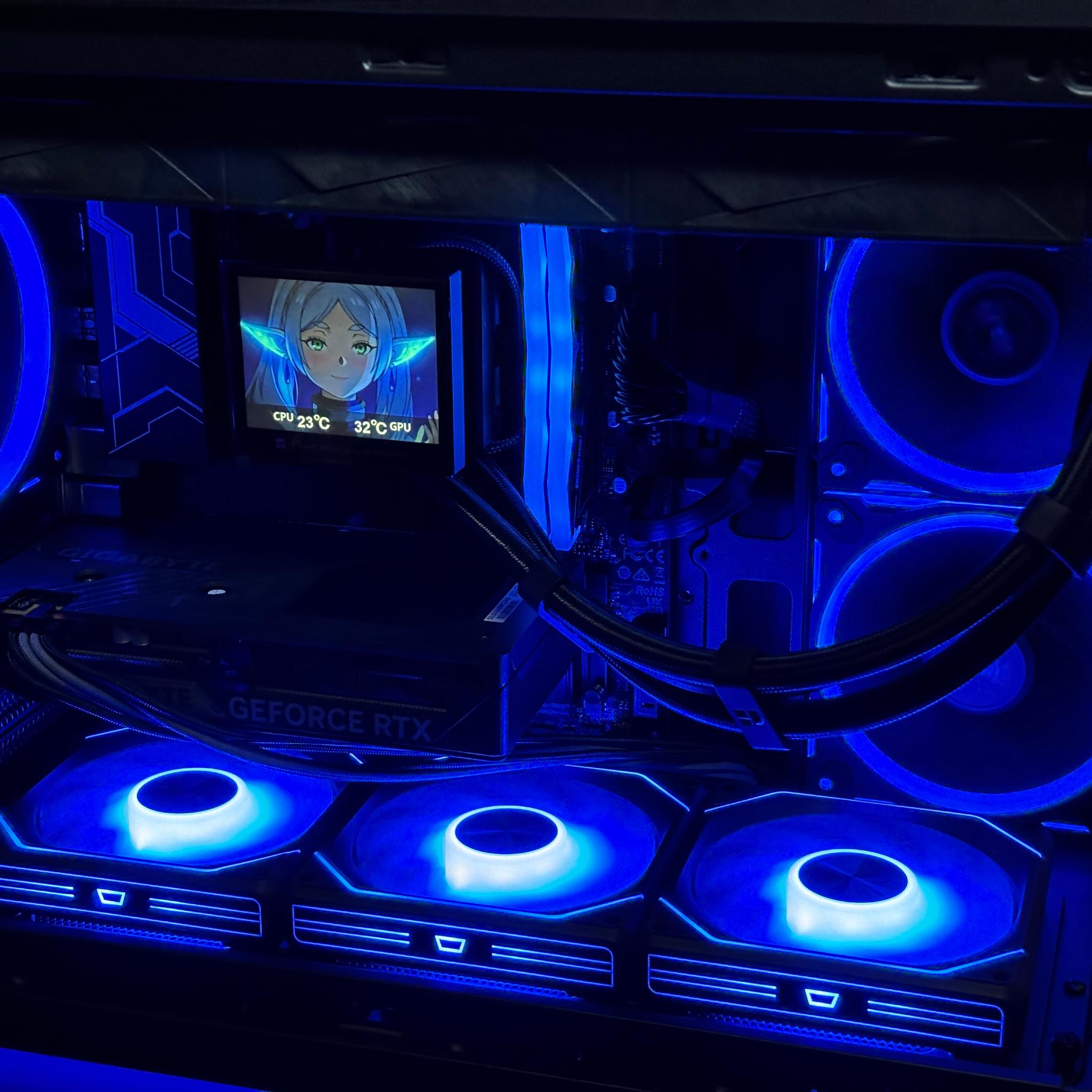 💙TRON PC💙 RTX 5060 | Ryzen 7600X | 16gb DDR5 | 1 TB M.2 SSD