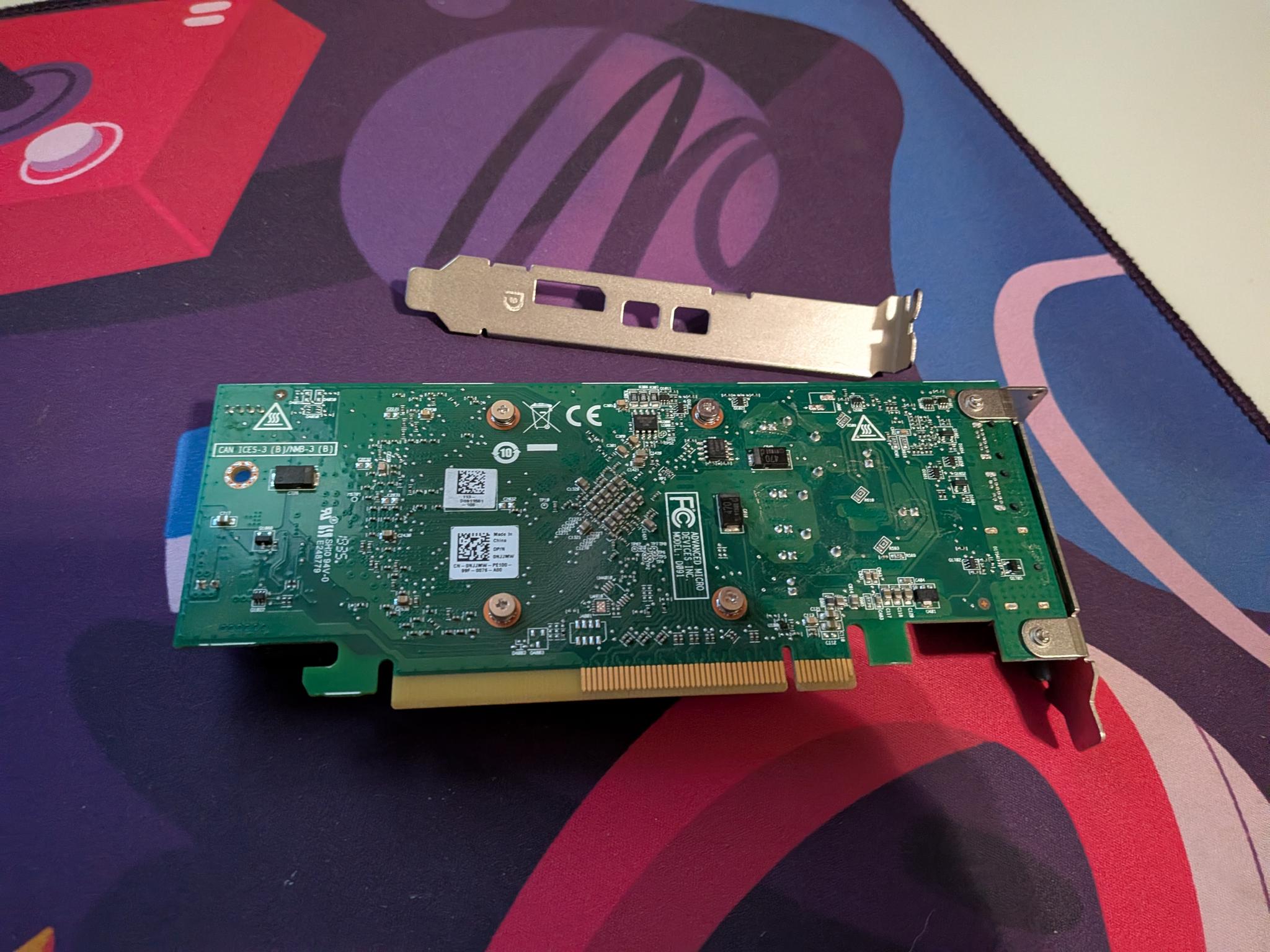 DELL R9J9P AMD Radeon RX 550 4GB GDDR5 PCIe Graphics Card Low/Full Profile Display Port