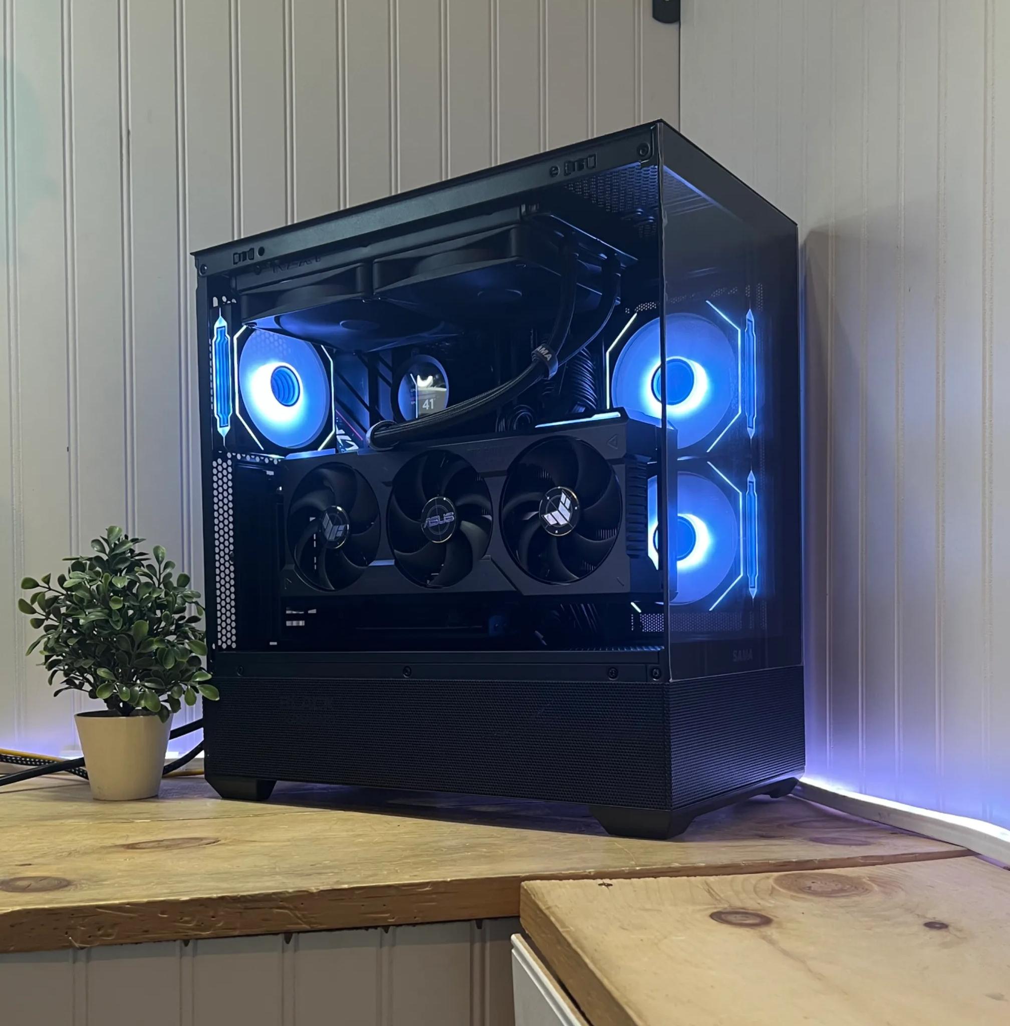 🔥4k Any GAME Raytracing ON🔥 9800x3d/48g ddr5/2TB NVME/1000w B tire PSU/280mm rad/4090