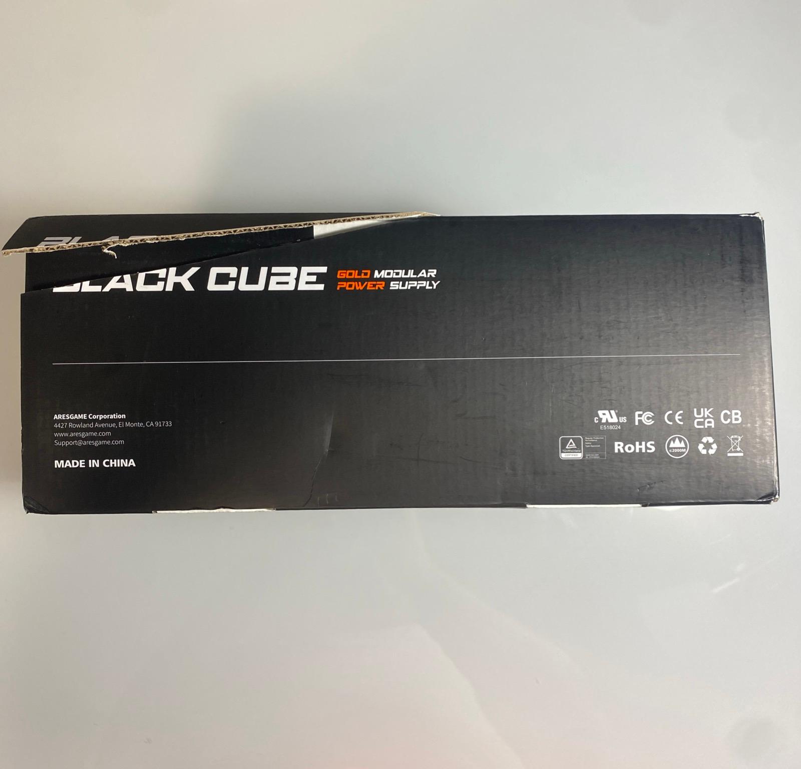 Aresgame Black Cube Agt1300 Gold Modular Power Supply