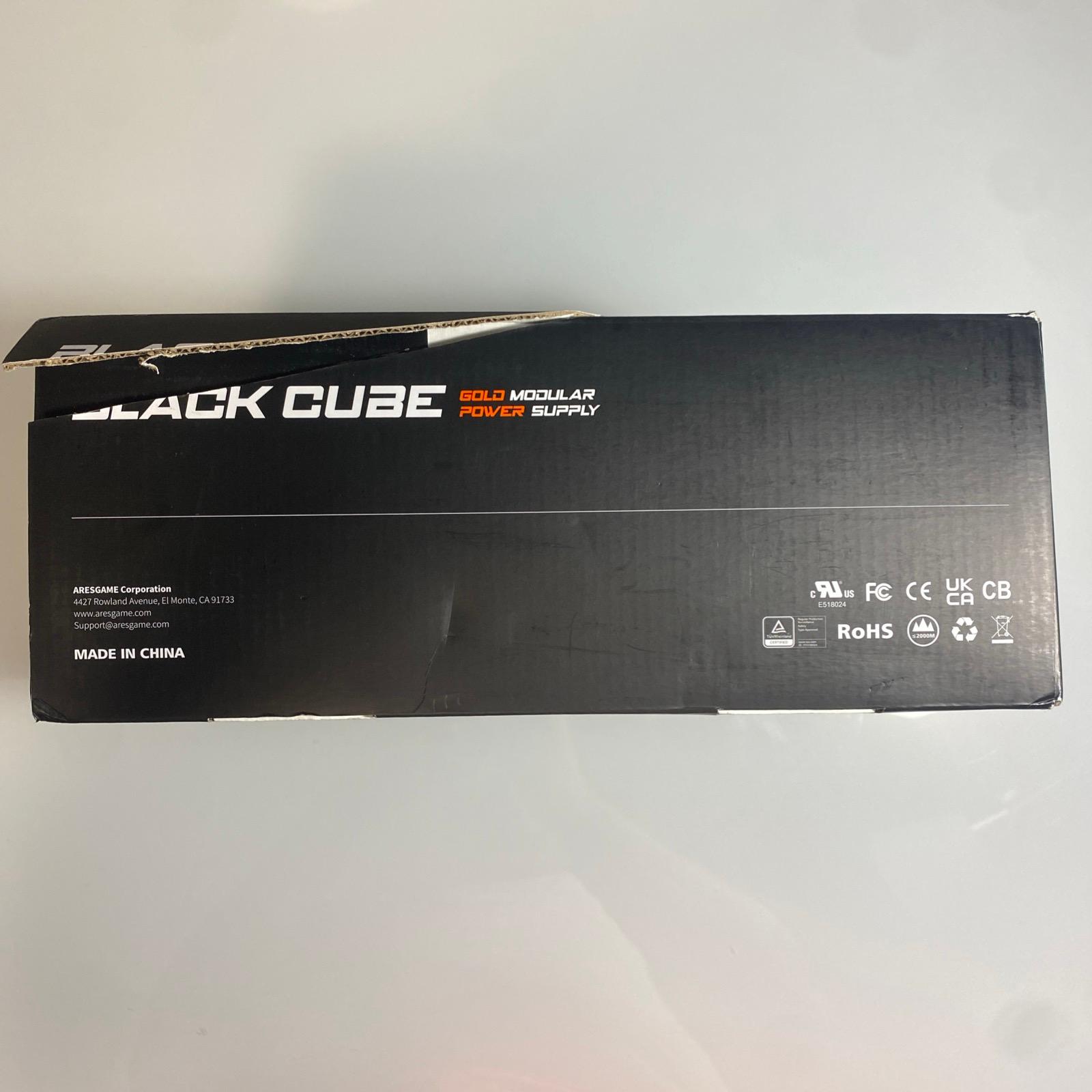 Aresgame Black Cube Agt1300 Gold Modular Power Supply