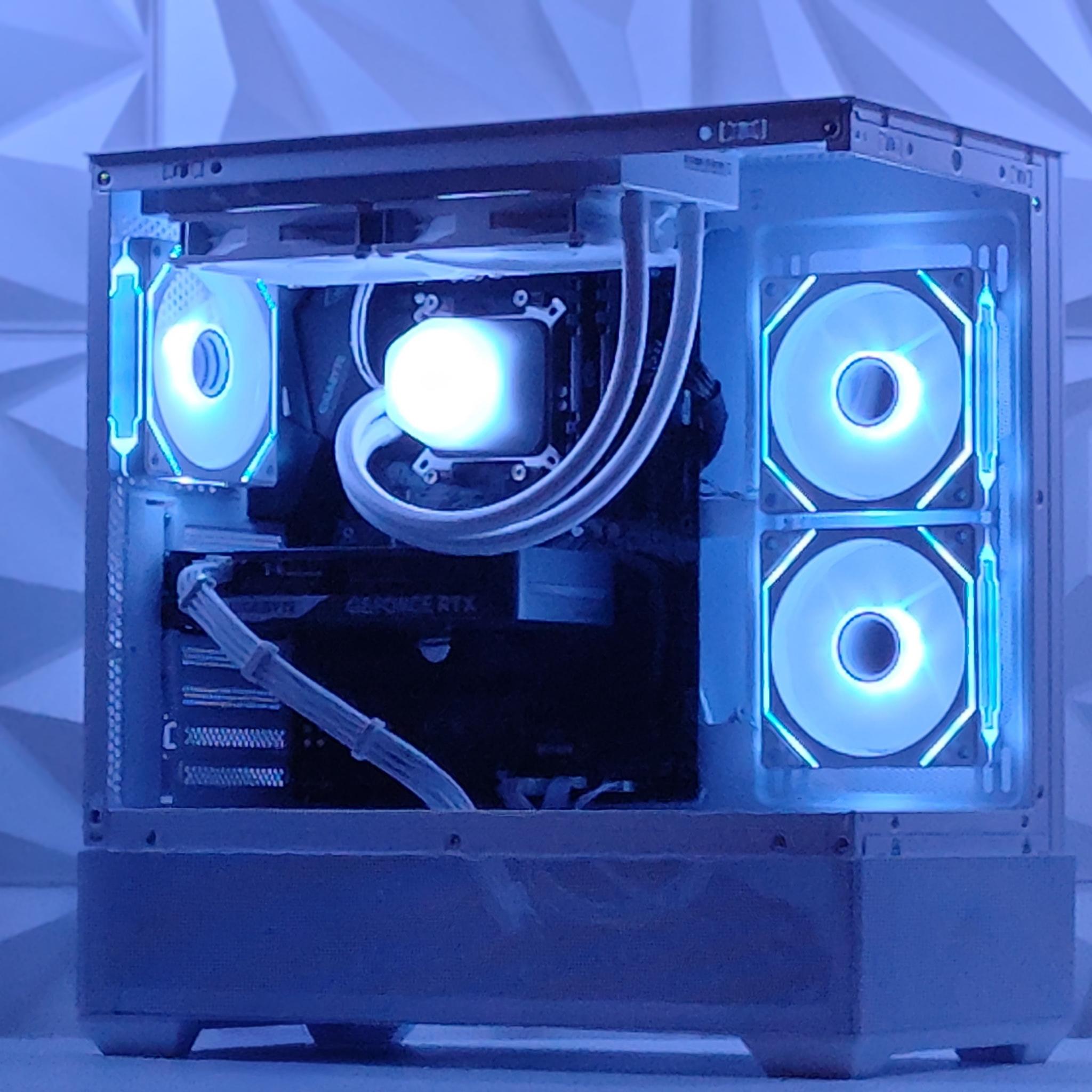 Liquid Cooled Gaming PC | RTX 5060 / Ryzen 5 / 16GB DDR4 / 1TB NVMe / Wi-Fi