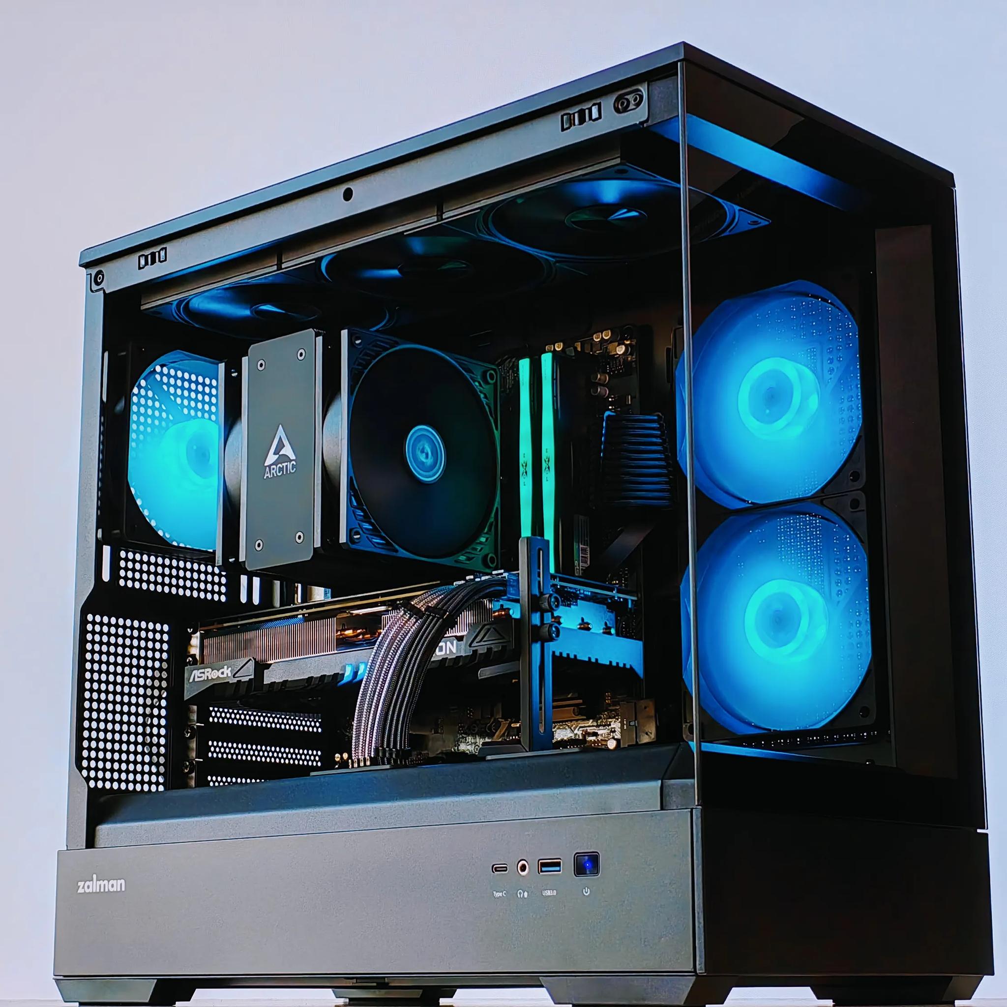 🖤👑 Gaming PC🏅 AMD RX 7900 GRE 16GB🏅AMD Ryzen 7 8700F🏅32GB DDR5🏅1TB SSD