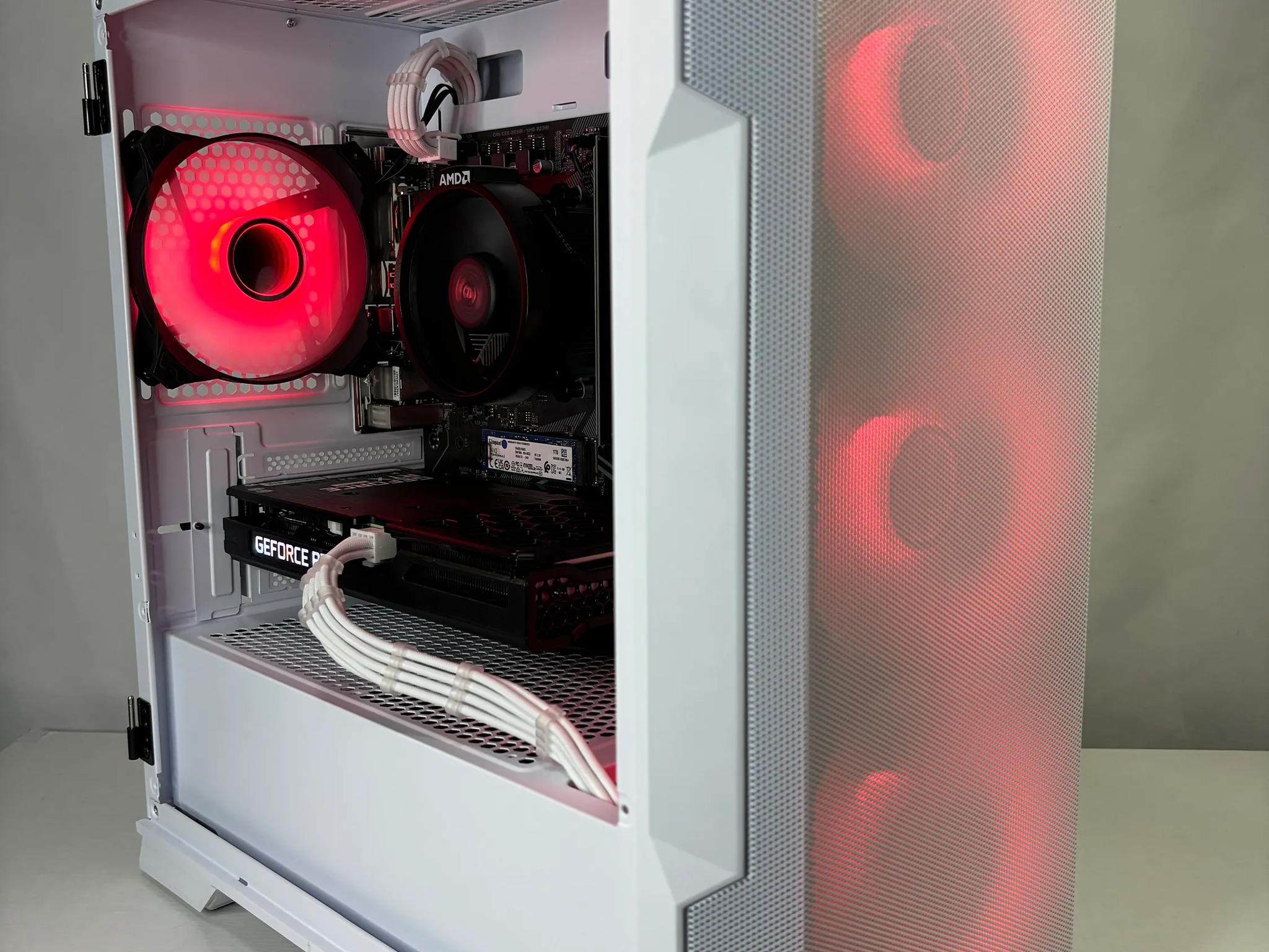 ❄️White RTX Gaming PC | Ryzen 5 5500 | RTX 3050 | 16GB RAM | 1TB NVME❄️
